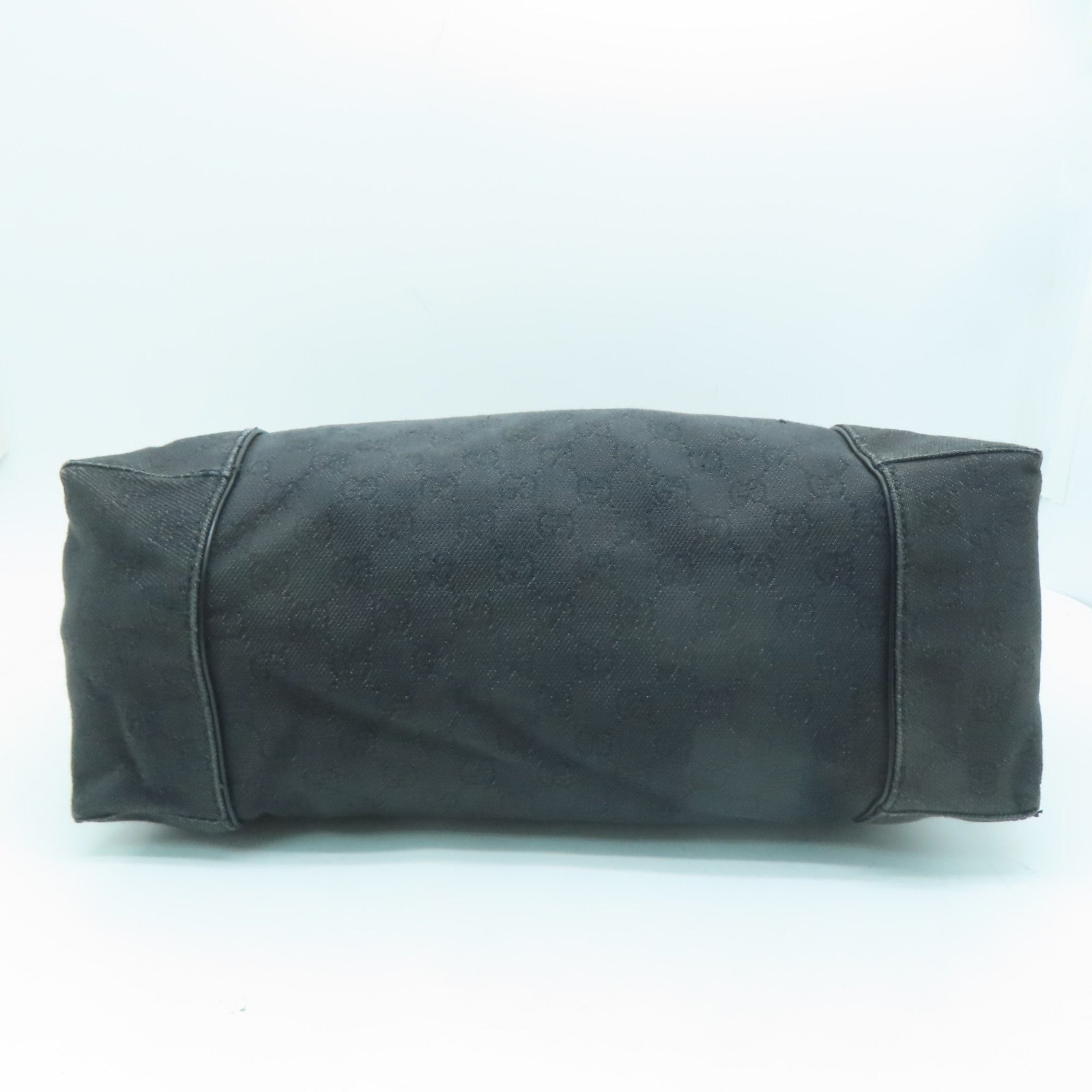 GUCCI 【激減優惠】帆布Shoulder Bag銀扣肩背包黑色