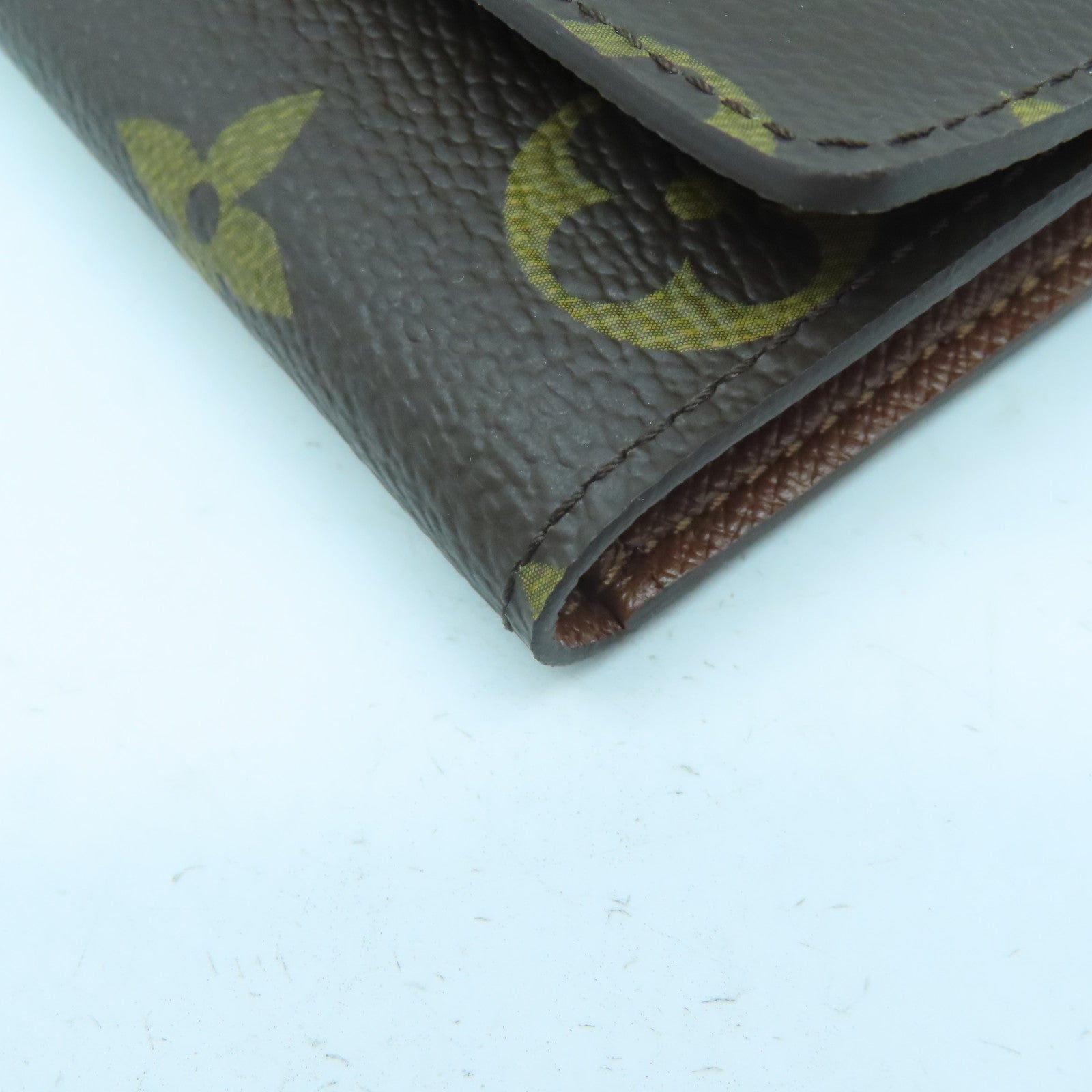 LOUIS VUITTON Monogram Key Case 6金扣鎖匙包啡色