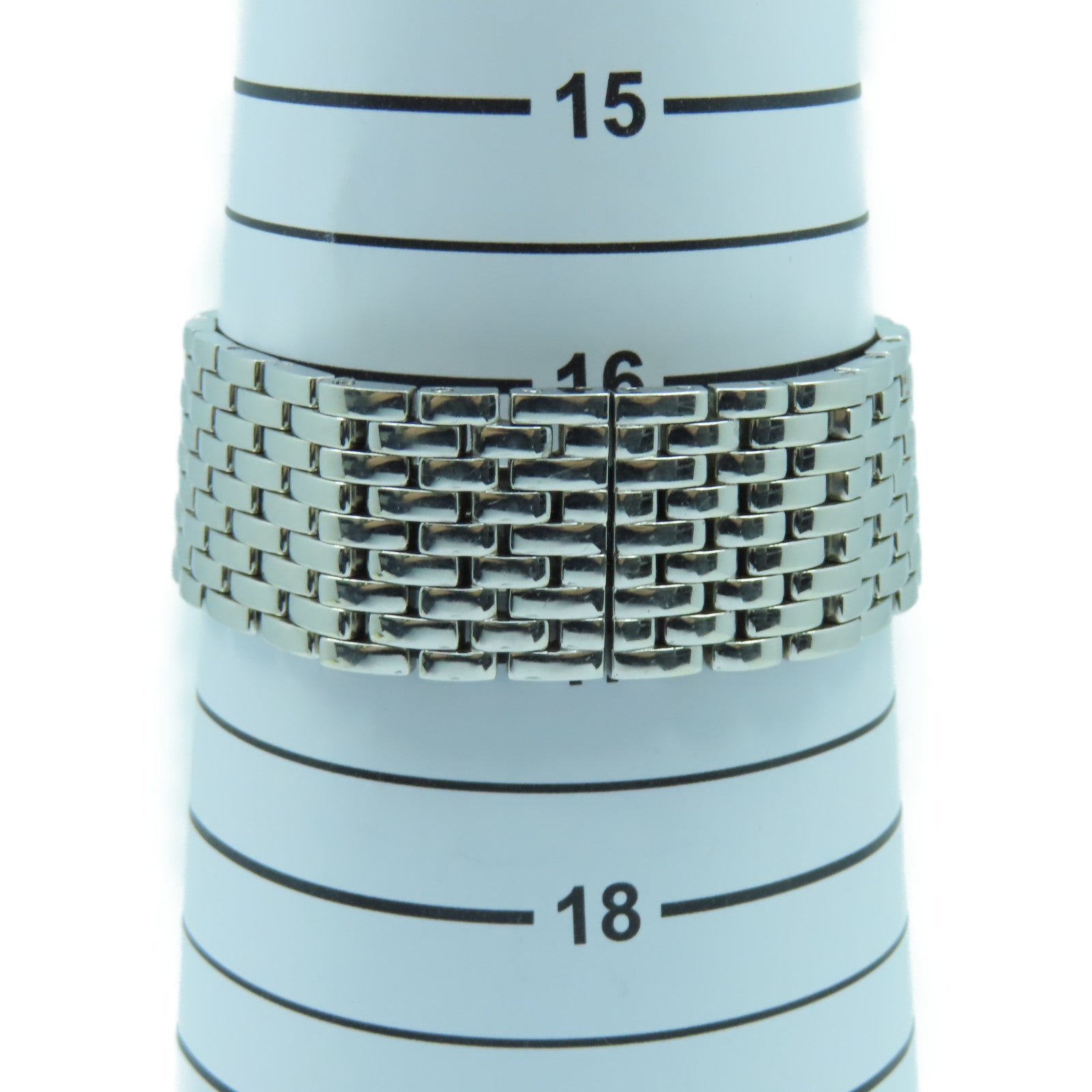 CARTIER Panthere Ruban不鏽鋼手錶石英機芯藍色