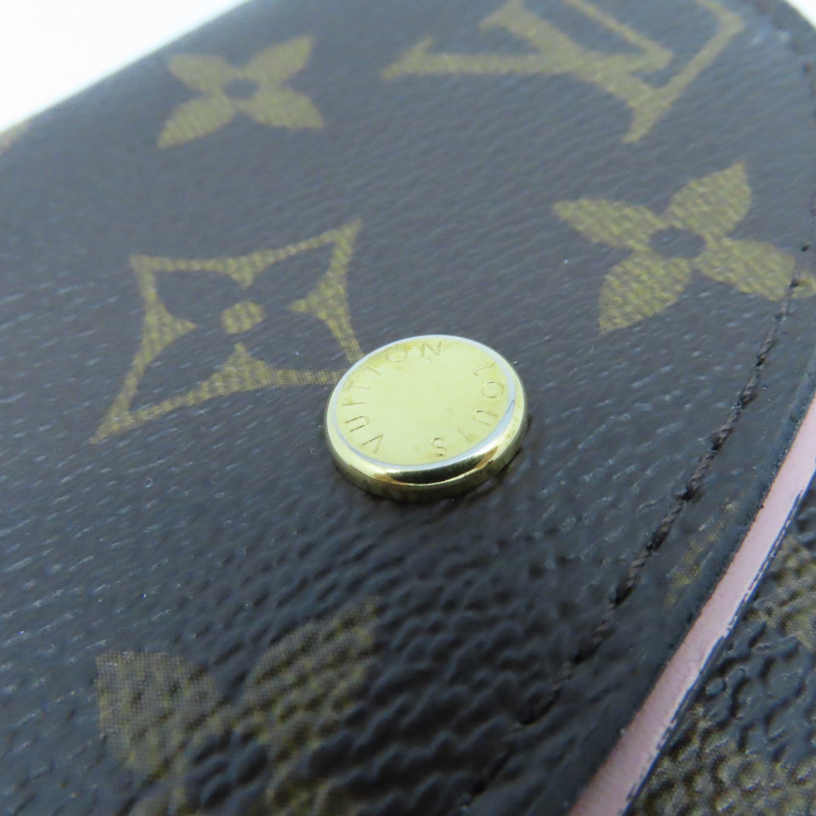 LOUIS VUITTON Monogram Ariane Short Wallet短錢包啡色/粉紅色
