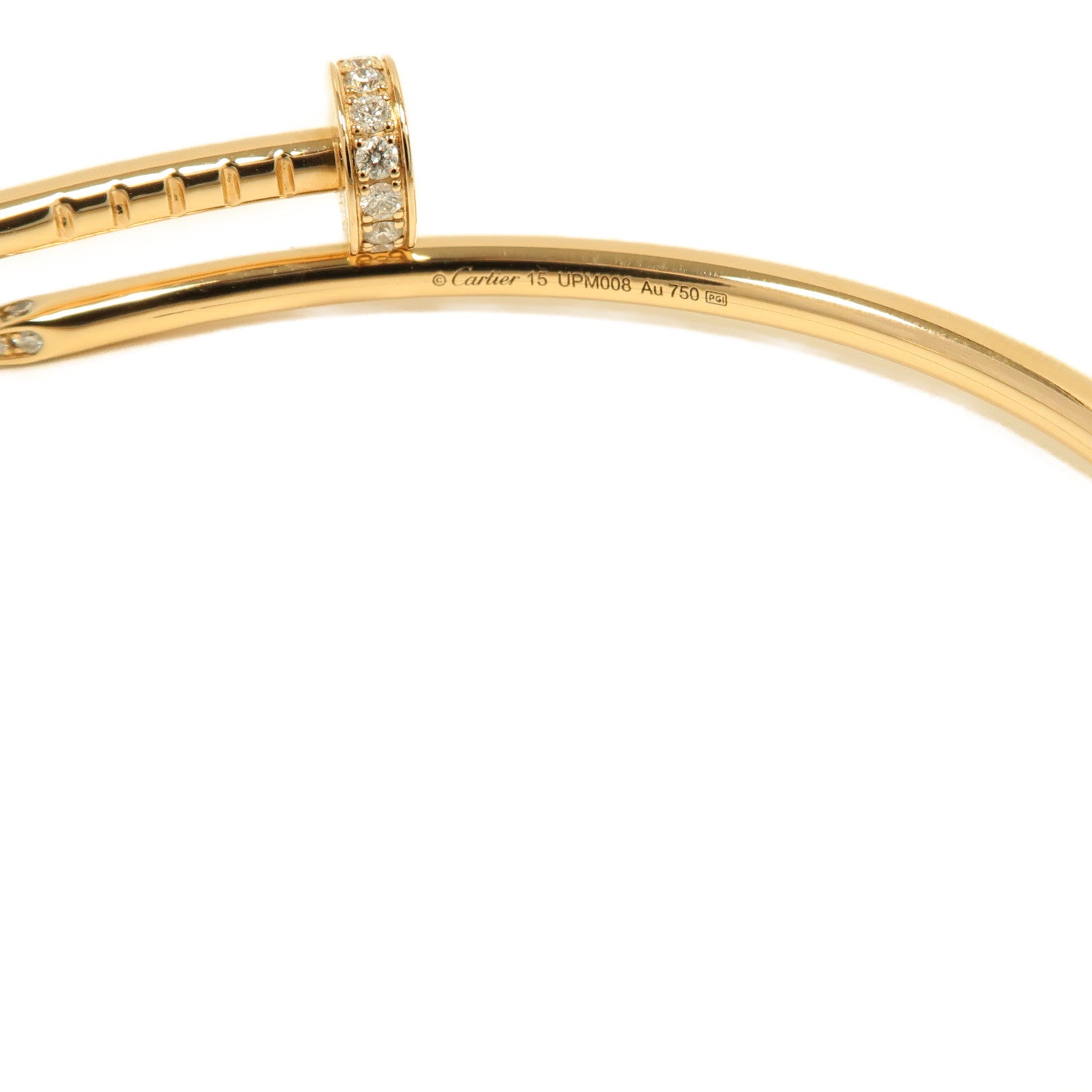 CARTIER 18K玫瑰金Juste Un Clou手鐲#15