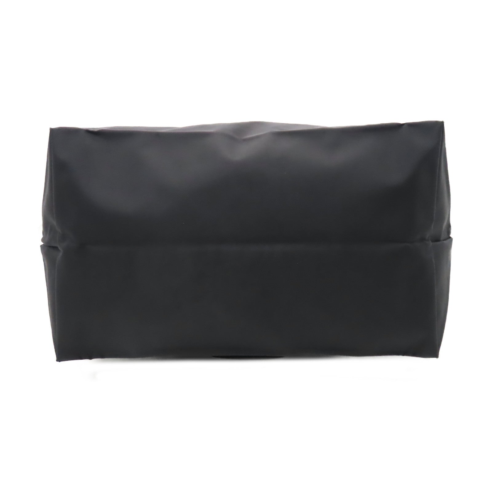 Longchamp 尼龍Shoulder Bag銀扣肩背袋黑色/米色