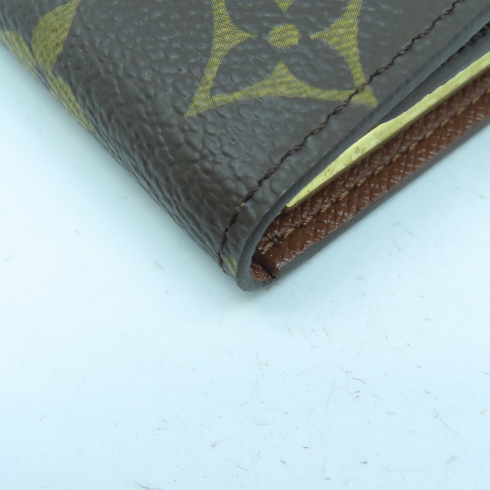 LOUIS VUITTON Monogram Key Case 6金扣鎖匙包啡色