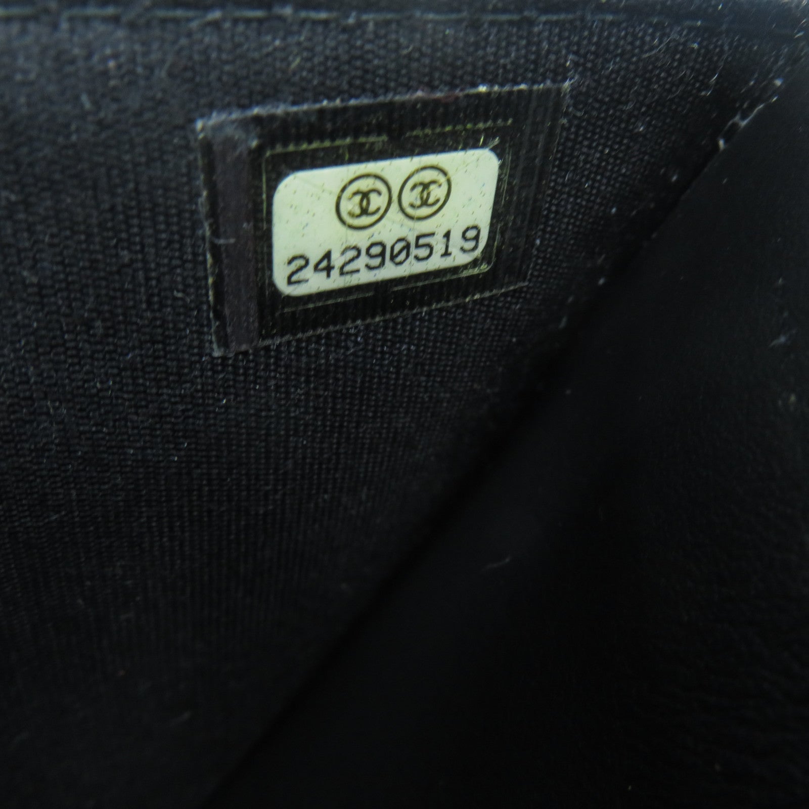 CHANEL 菱格牛皮皮革Wallet On Chain金扣鏈帶肩背袋黑色