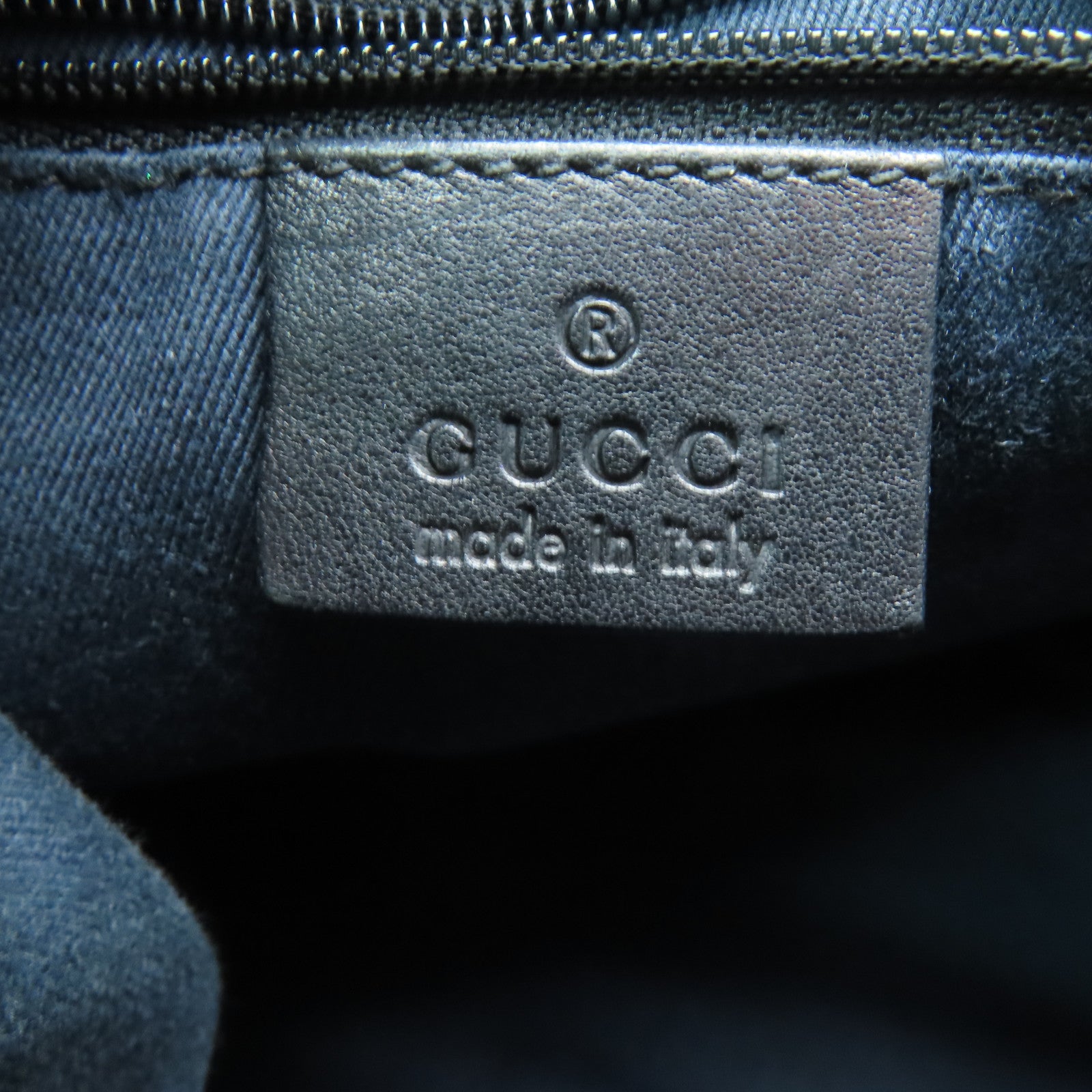 GUCCI 【激減優惠】帆布Shoulder Bag銀扣肩背包黑色