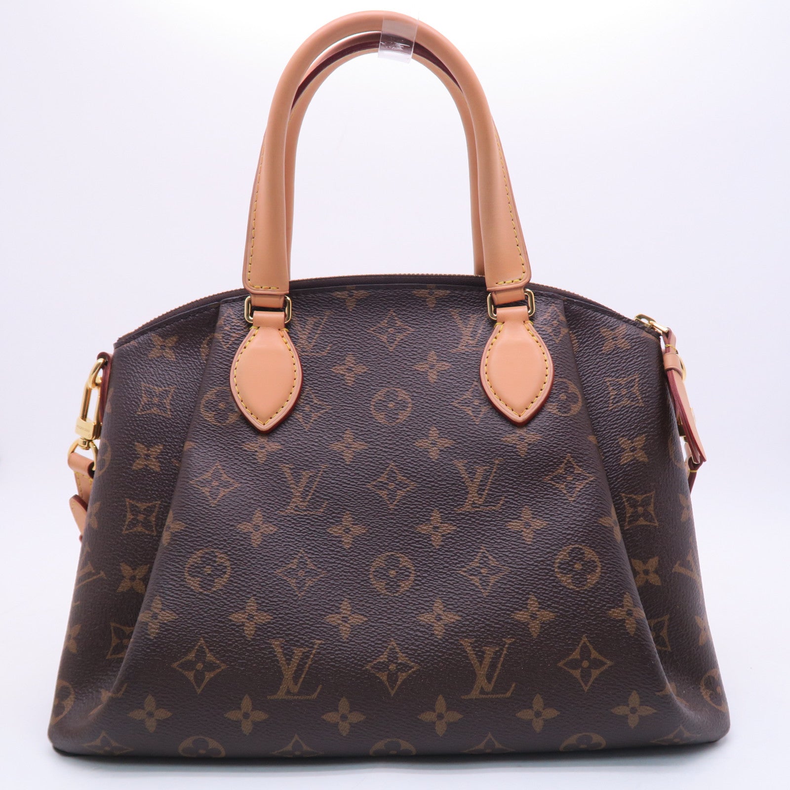 LOUIS VUITTON Monogram Rivoli PM金扣手挽肩背兩用袋啡色