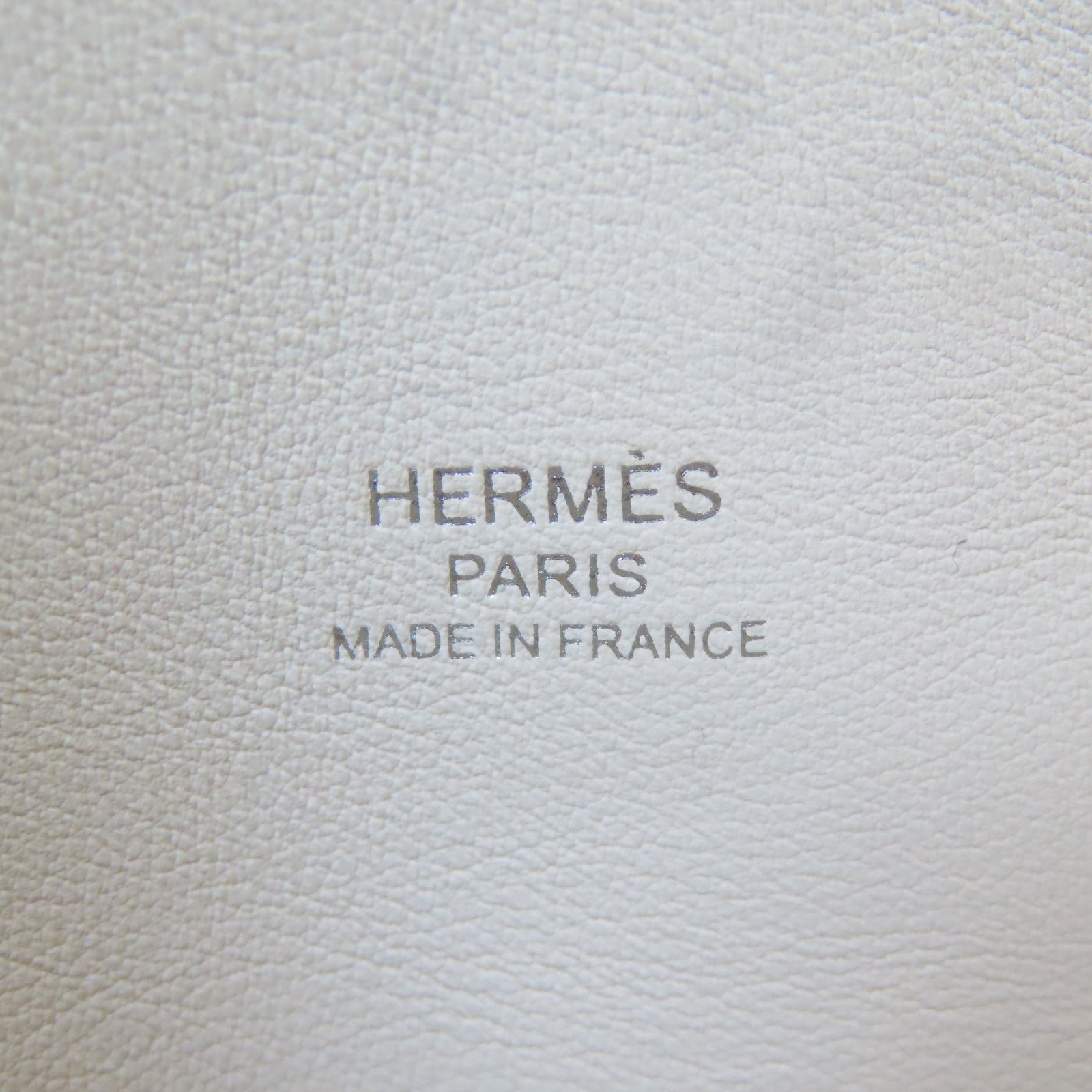 HERMES Epsom皮革Bolide 1923銀扣手挽肩背兩用袋奶油白色