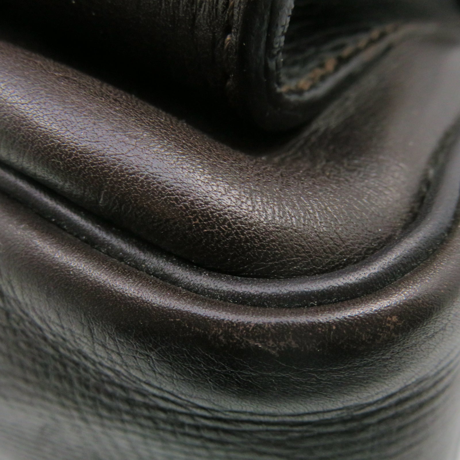 LOUIS VUITTON 牛皮皮革Whichita金扣肩背袋棕色