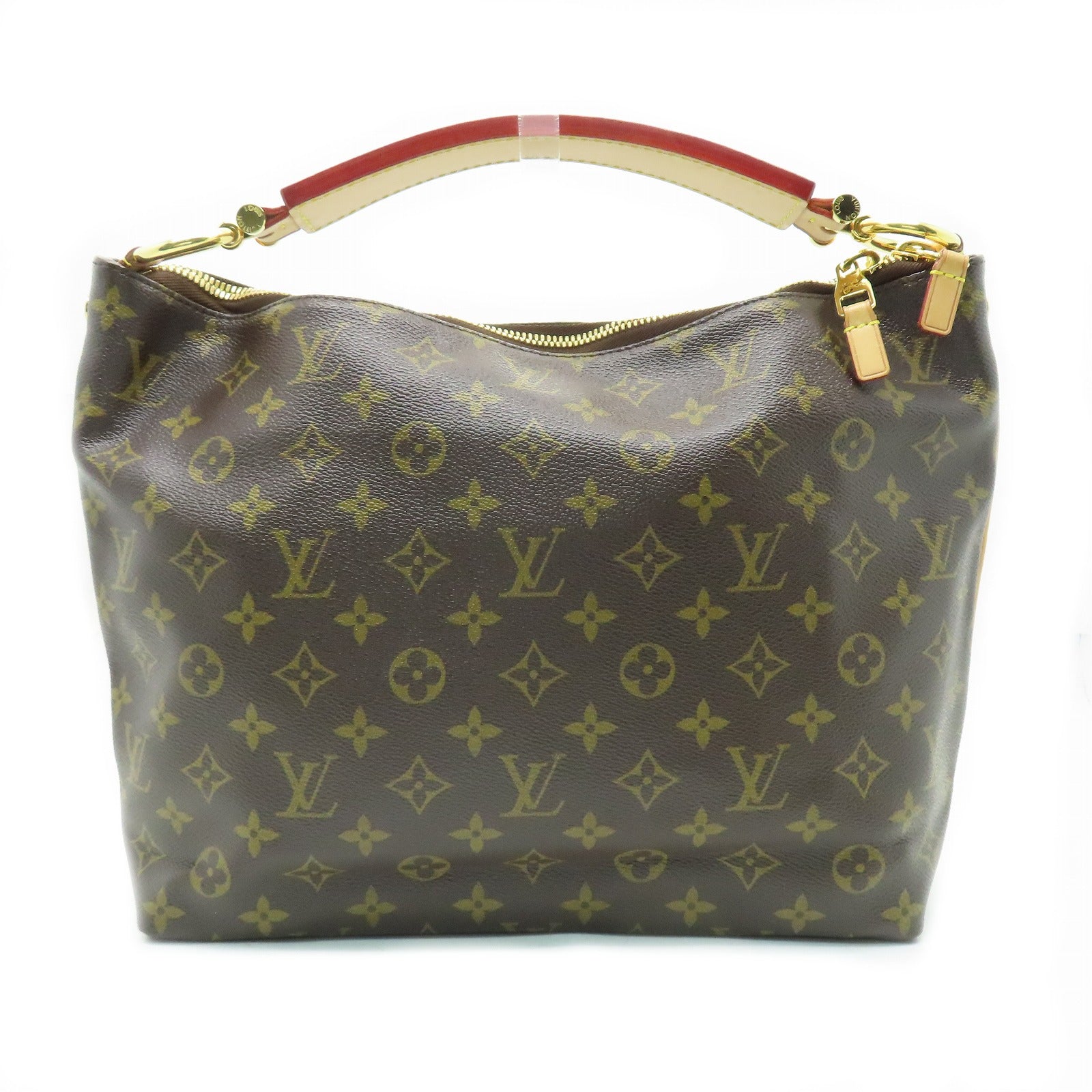 LOUIS VUITTON Monogram Graceful PM金扣手挽袋啡色