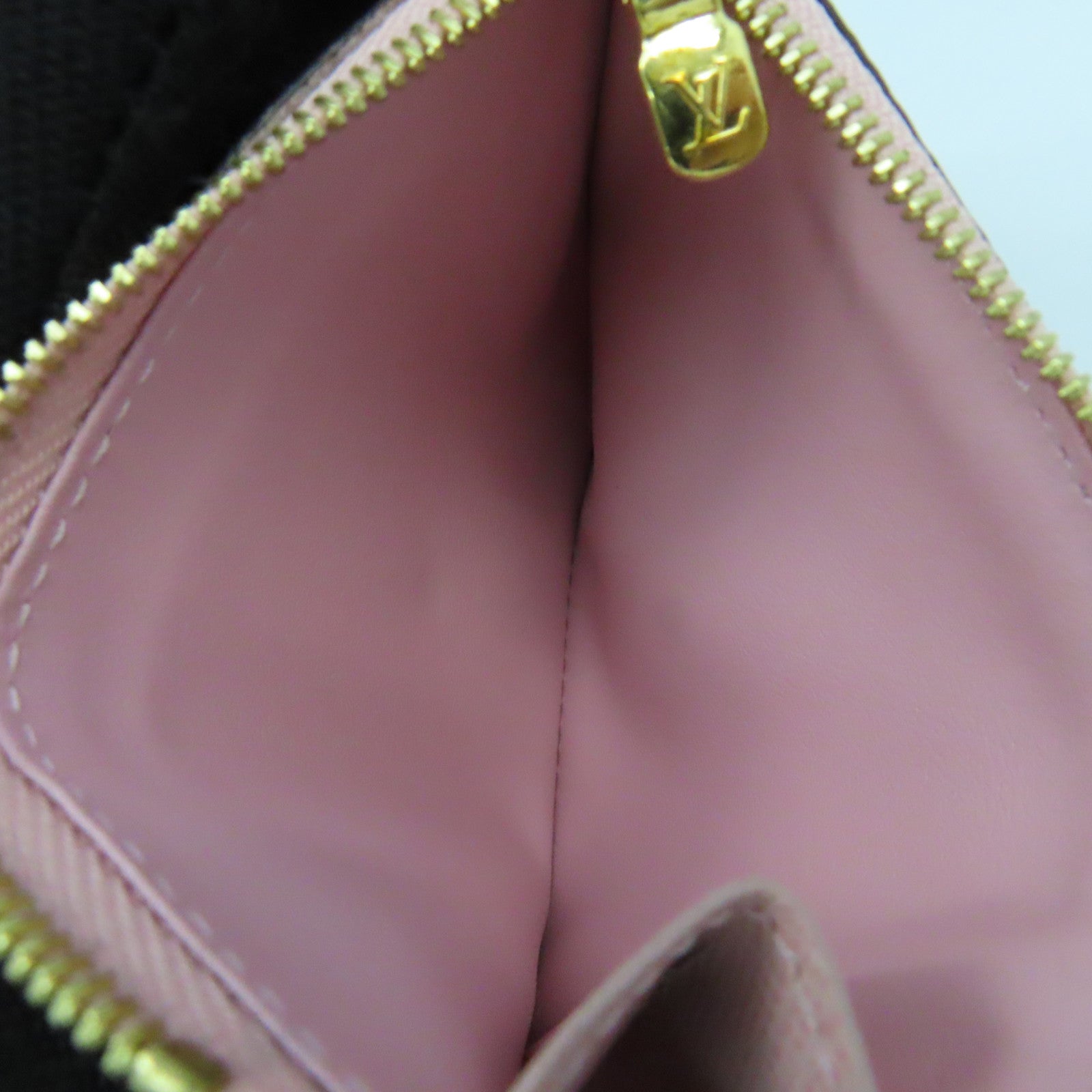 LOUIS VUITTON Monogram Ariane Short Wallet短錢包啡色/粉紅色