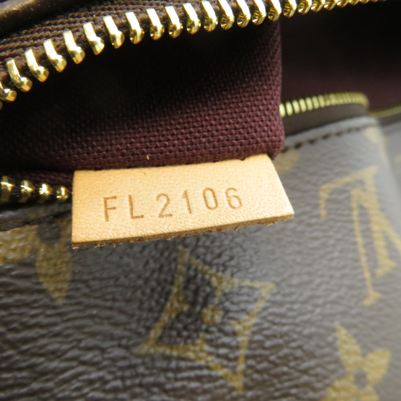 LOUIS VUITTON Monogram Iema MM金扣肩背袋啡色
