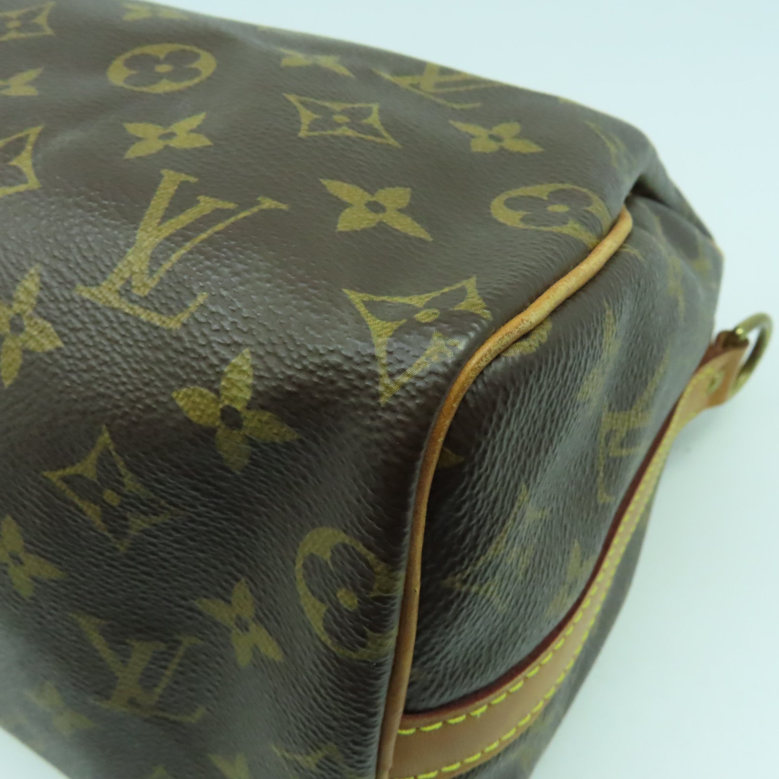 LOUIS VUITTON Monogram Speedy Bandouliere 25金扣手挽肩背兩用袋啡色