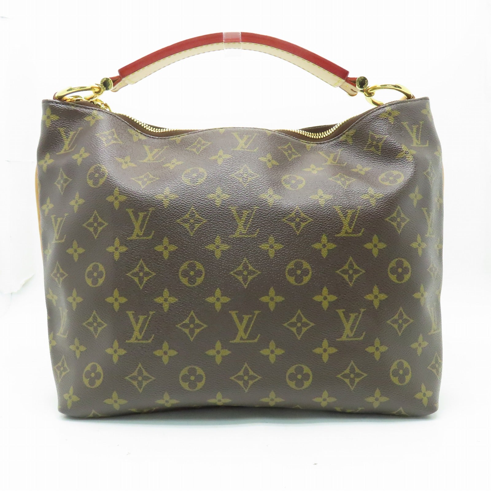 LOUIS VUITTON Monogram Graceful PM金扣手挽袋啡色