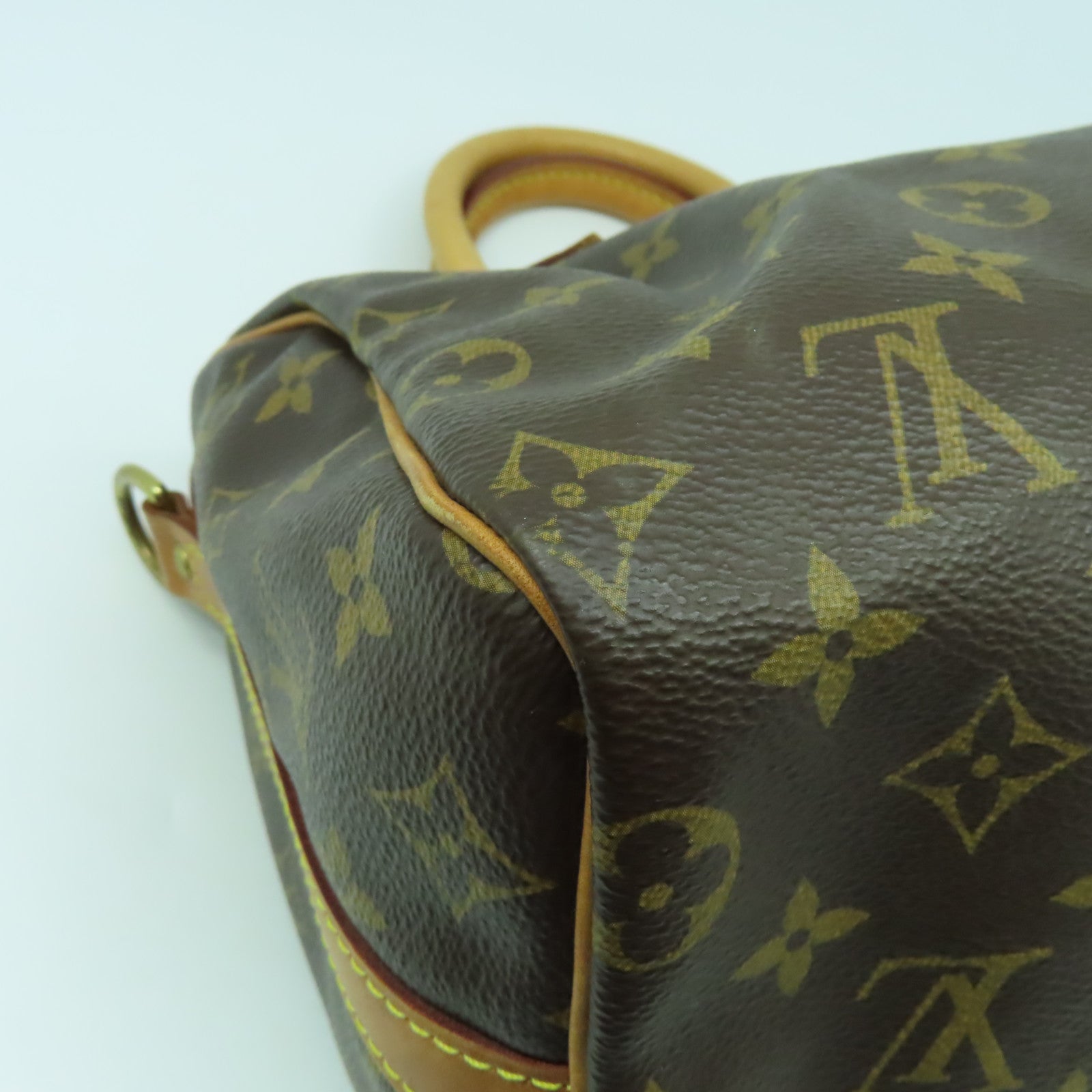 LOUIS VUITTON Monogram Speedy Bandouliere 25金扣手挽肩背兩用袋啡色