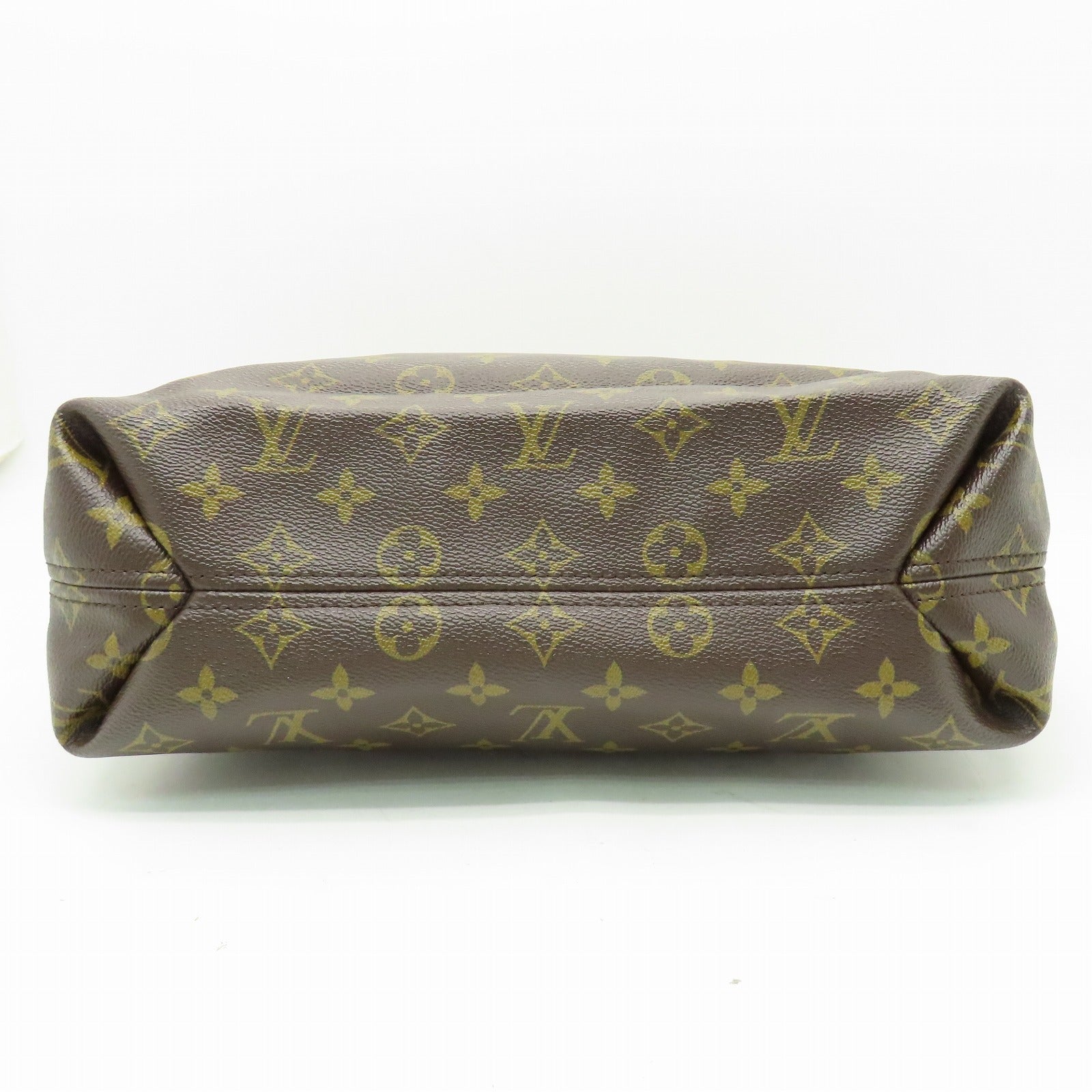 LOUIS VUITTON Monogram Graceful PM金扣手挽袋啡色