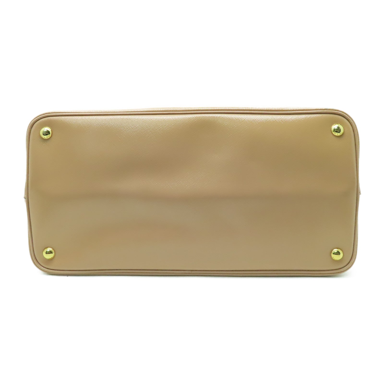 PRADA 漆皮皮革2 Way Shoulder Bag金扣手挽肩背兩用袋啡色
