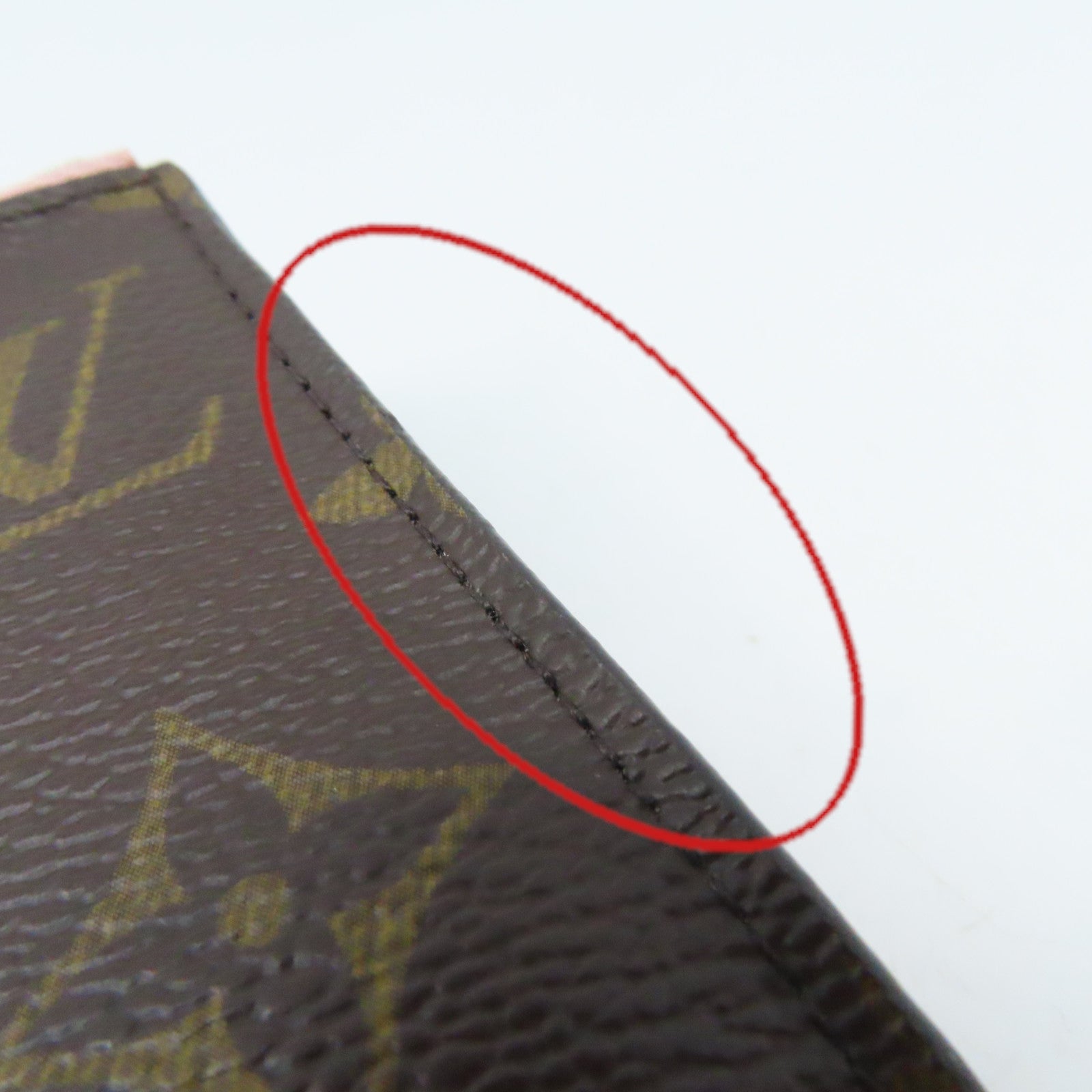 LOUIS VUITTON Monogram Ariane Short Wallet短錢包啡色/粉紅色