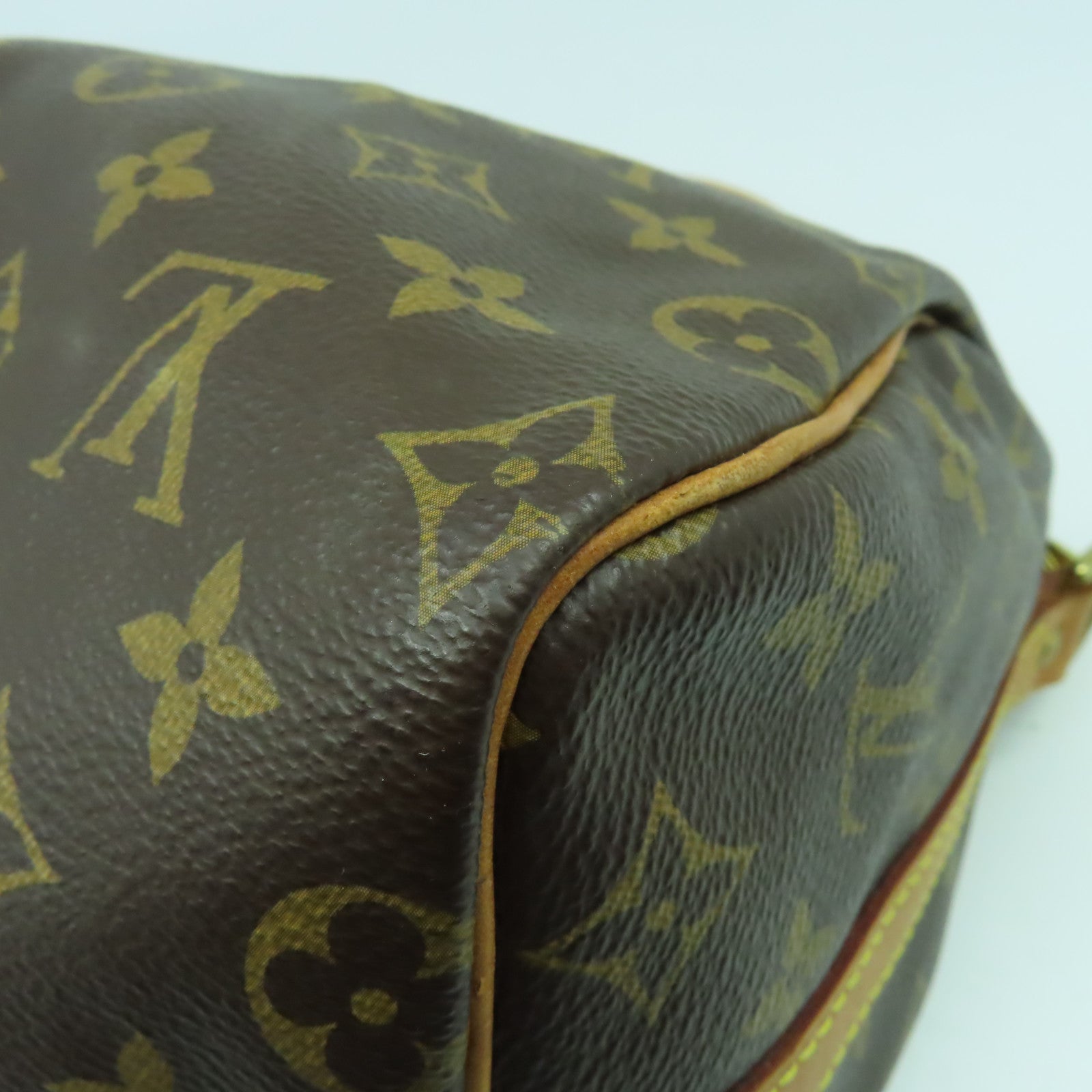 LOUIS VUITTON Monogram Speedy Bandouliere 25金扣手挽肩背兩用袋啡色