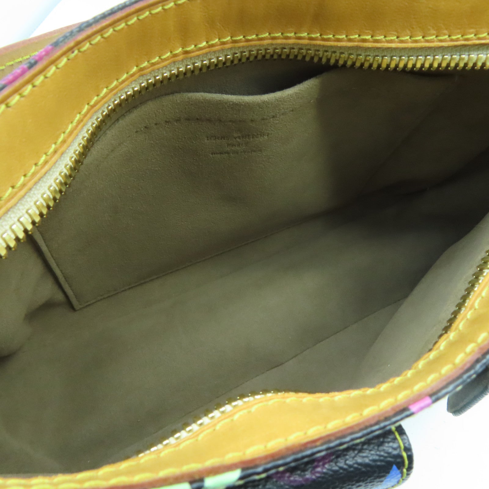 LOUIS VUITTON Monogram Multicolore Lodge PM金扣肩背袋黑色/彩色