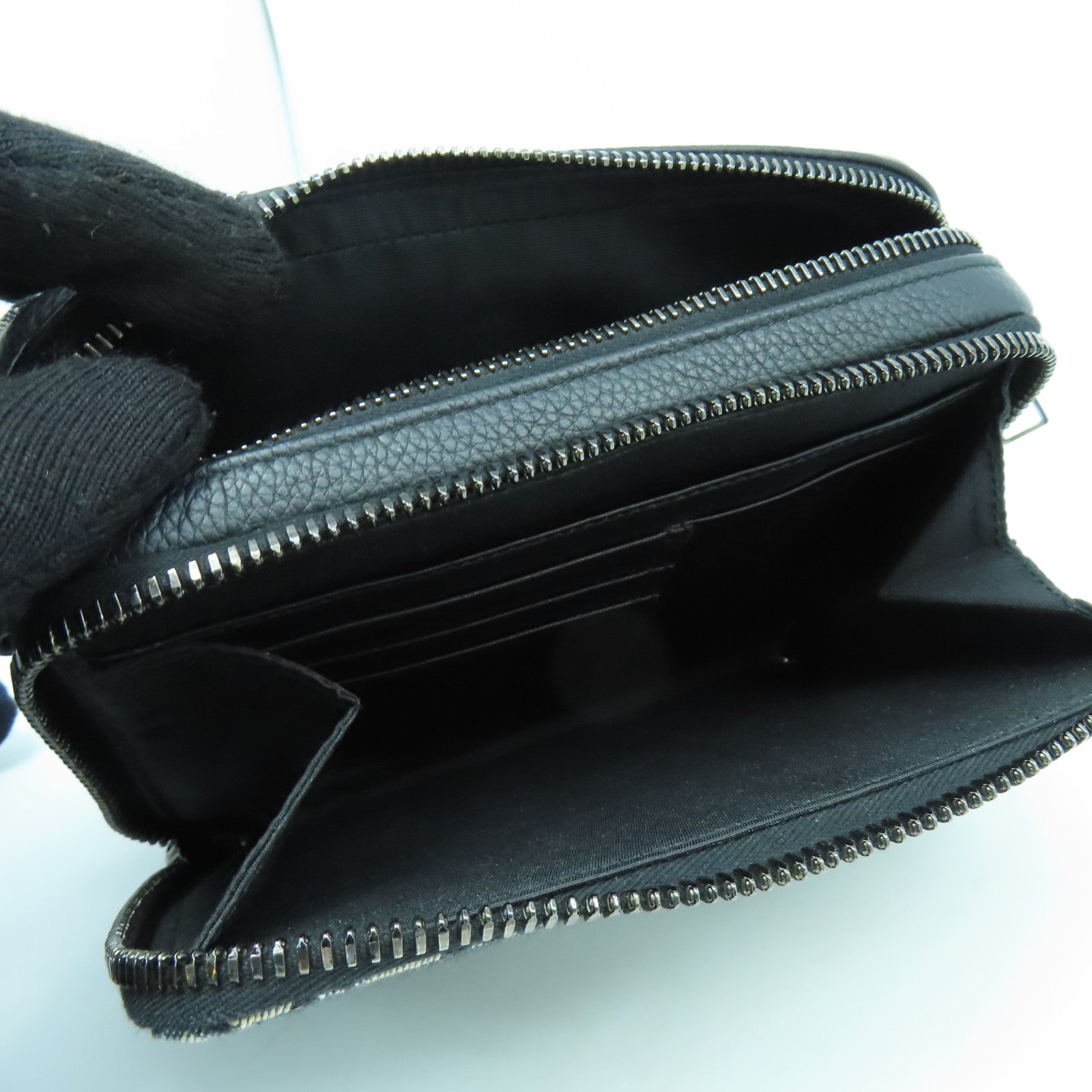 Dior 帆布Pouch With Strap銀扣肩背袋藍色