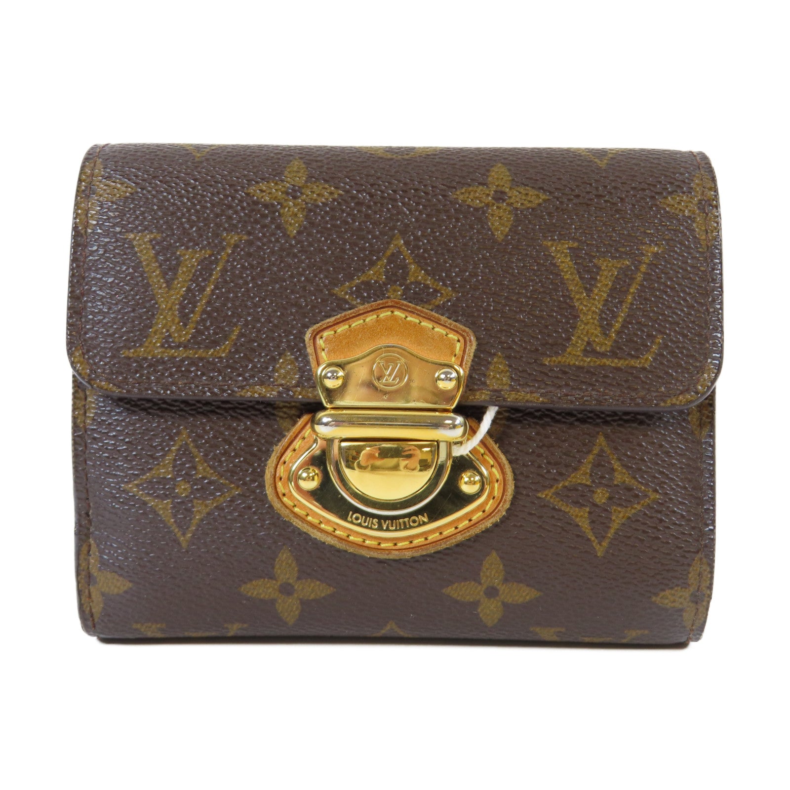 LOUIS VUITTON Monogram Portefeuille Joey金扣錢包啡色