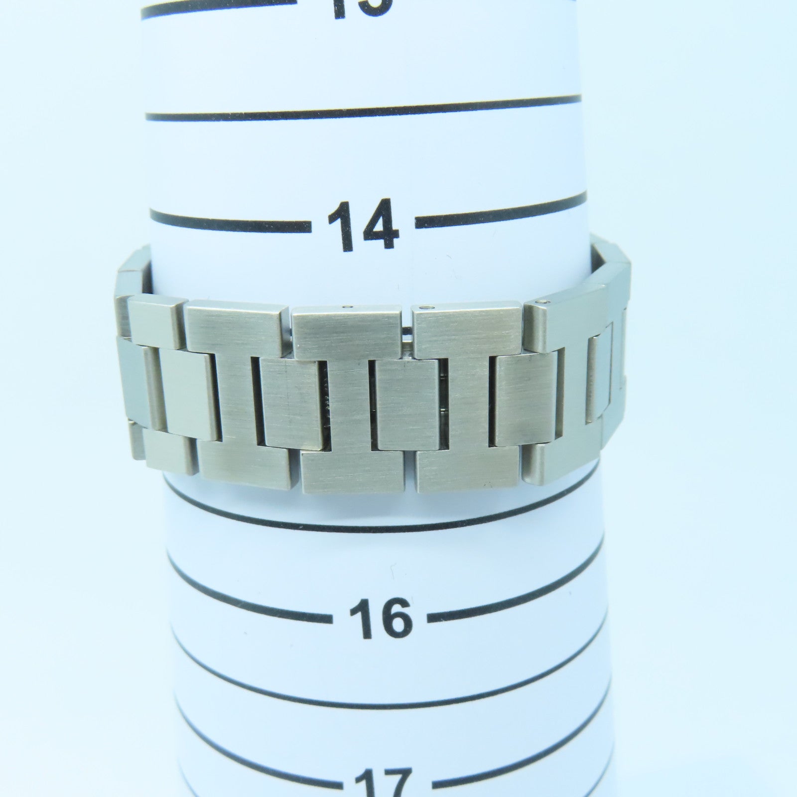 CARTIER Pasha C Big Date Stainless Steel Watch Automatic Movement White