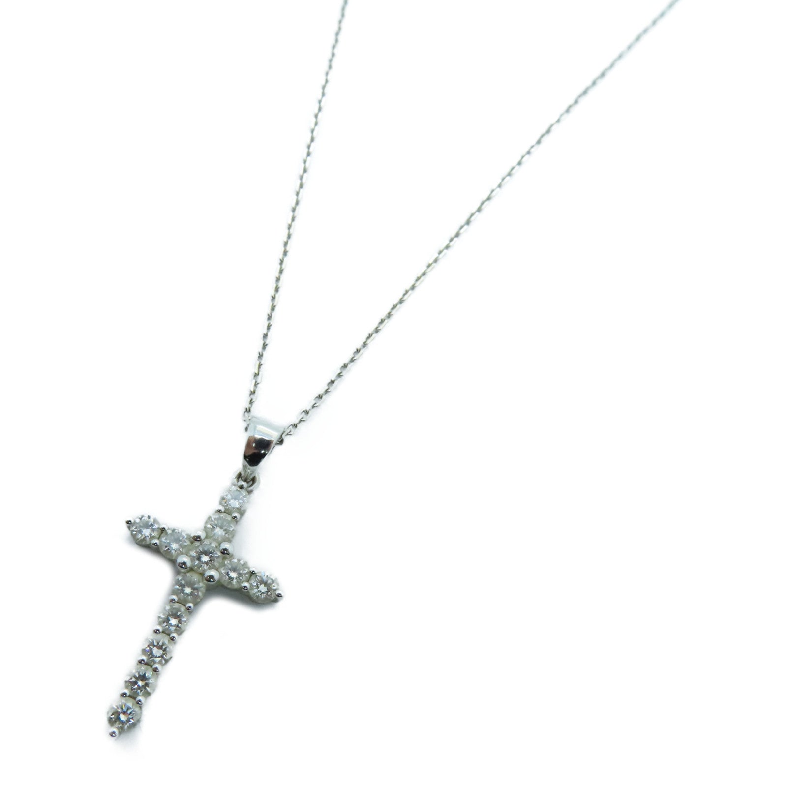 JEWELRY 18K白金Diamond Necklace钻石项链