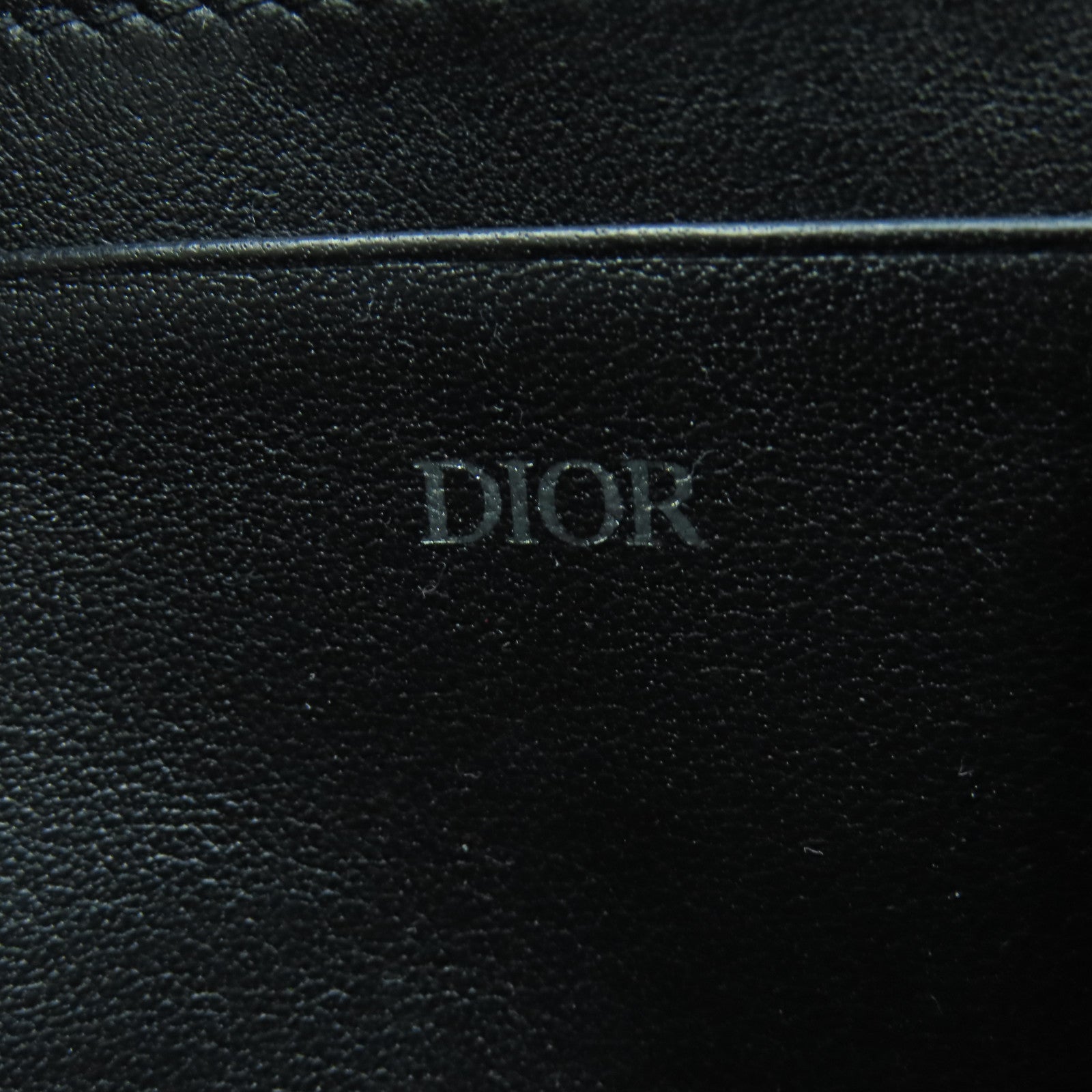 Dior 帆布Pouch With Strap銀扣肩背袋藍色