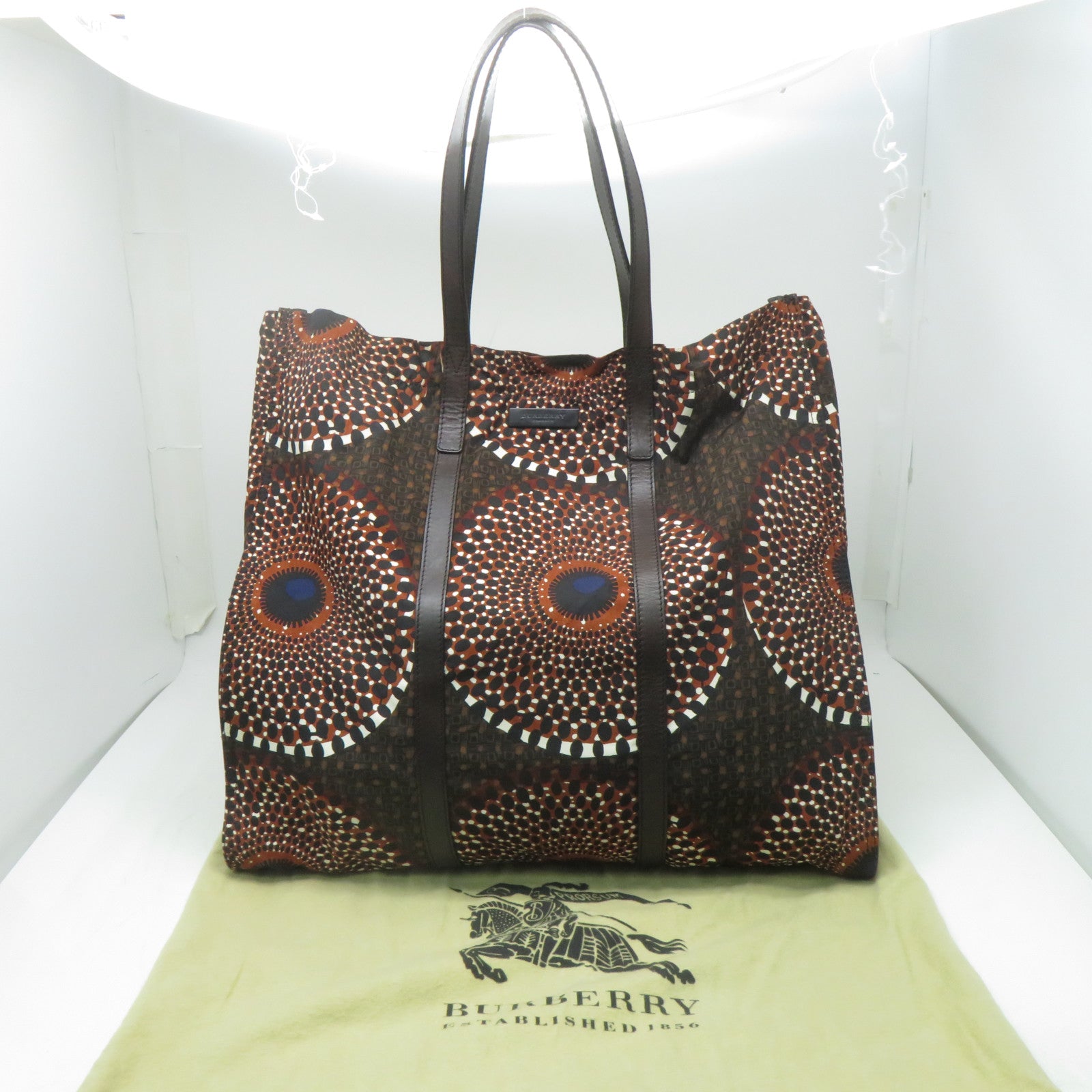 BURBERRY 尼龍Tote Bag肩背袋啡色