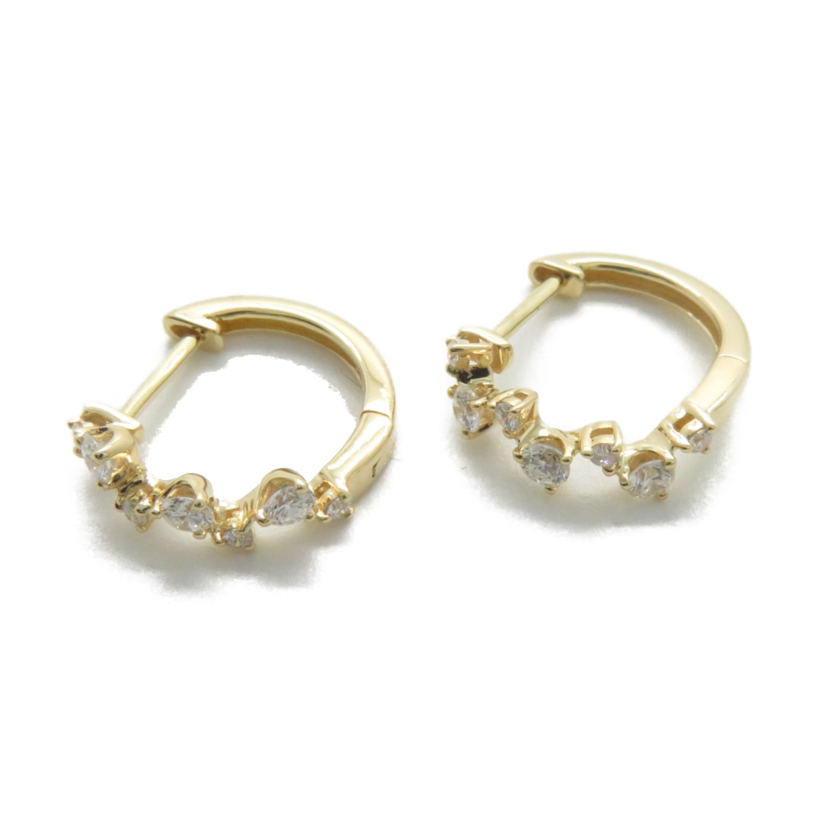 JEWELRY 18K黃金Diamond Earring 0.16ct鑽石耳環