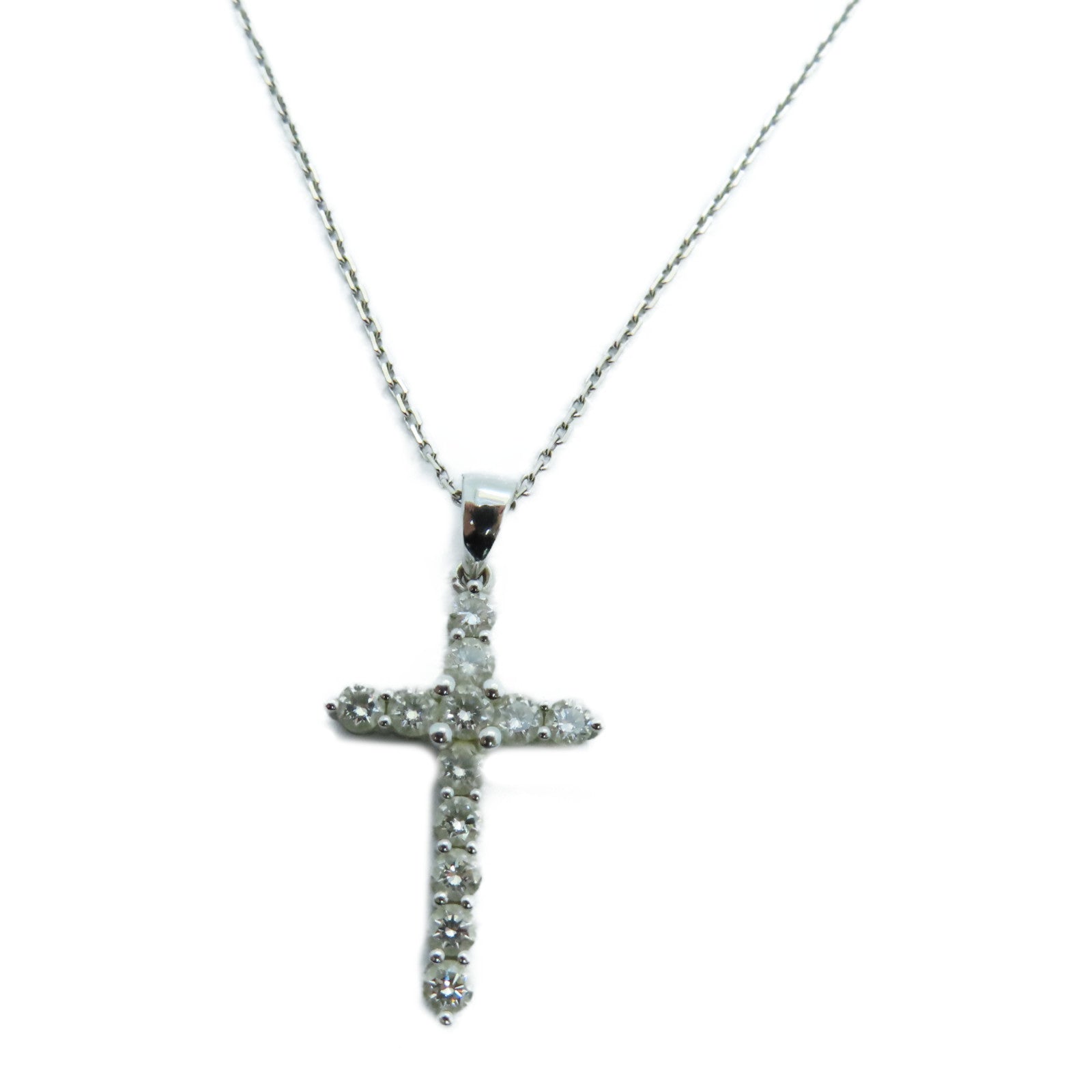 JEWELRY 18K白金Diamond Necklace钻石项链
