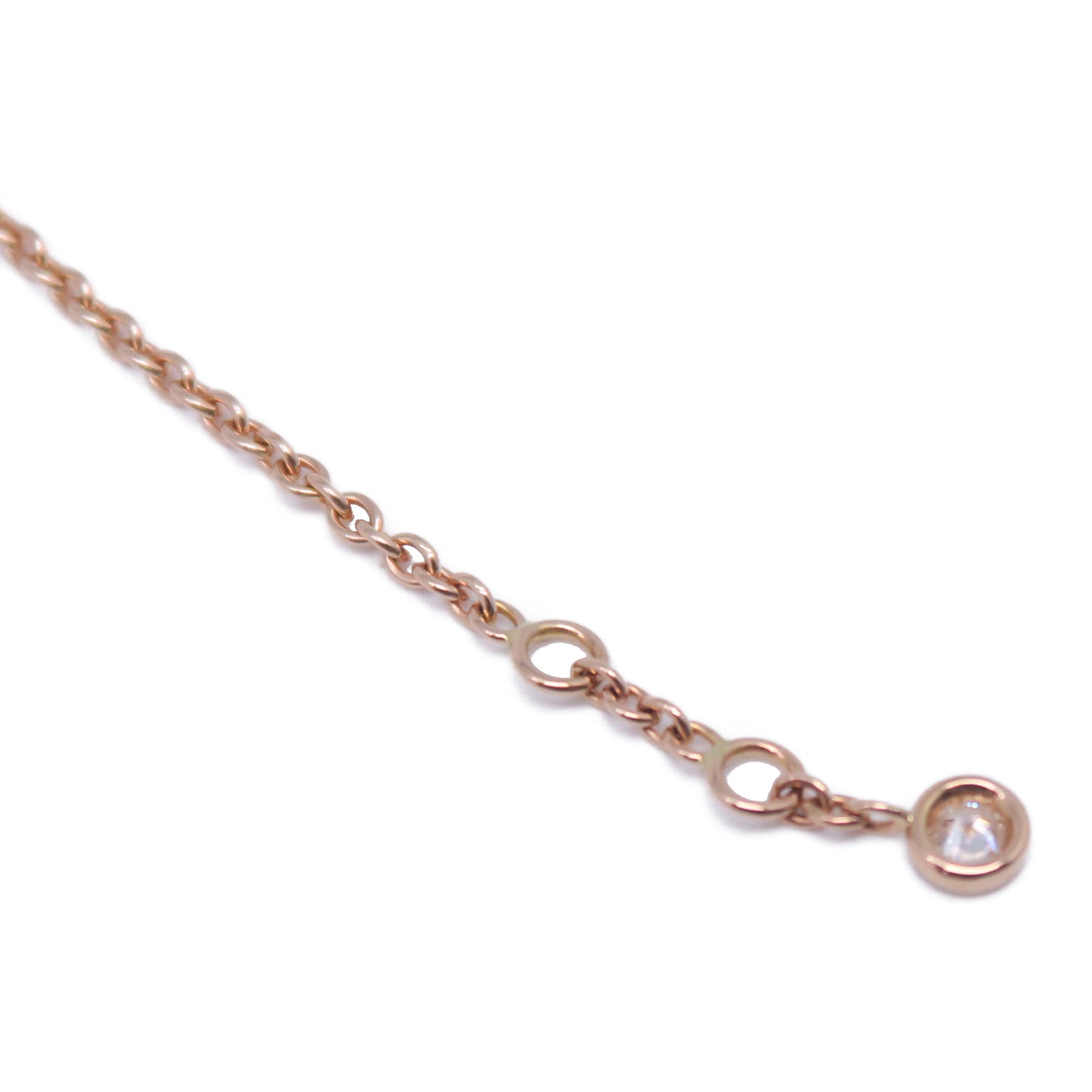 HERMES 18K玫瑰金Finesse Bracelet 0.55ct鑽石手鏈