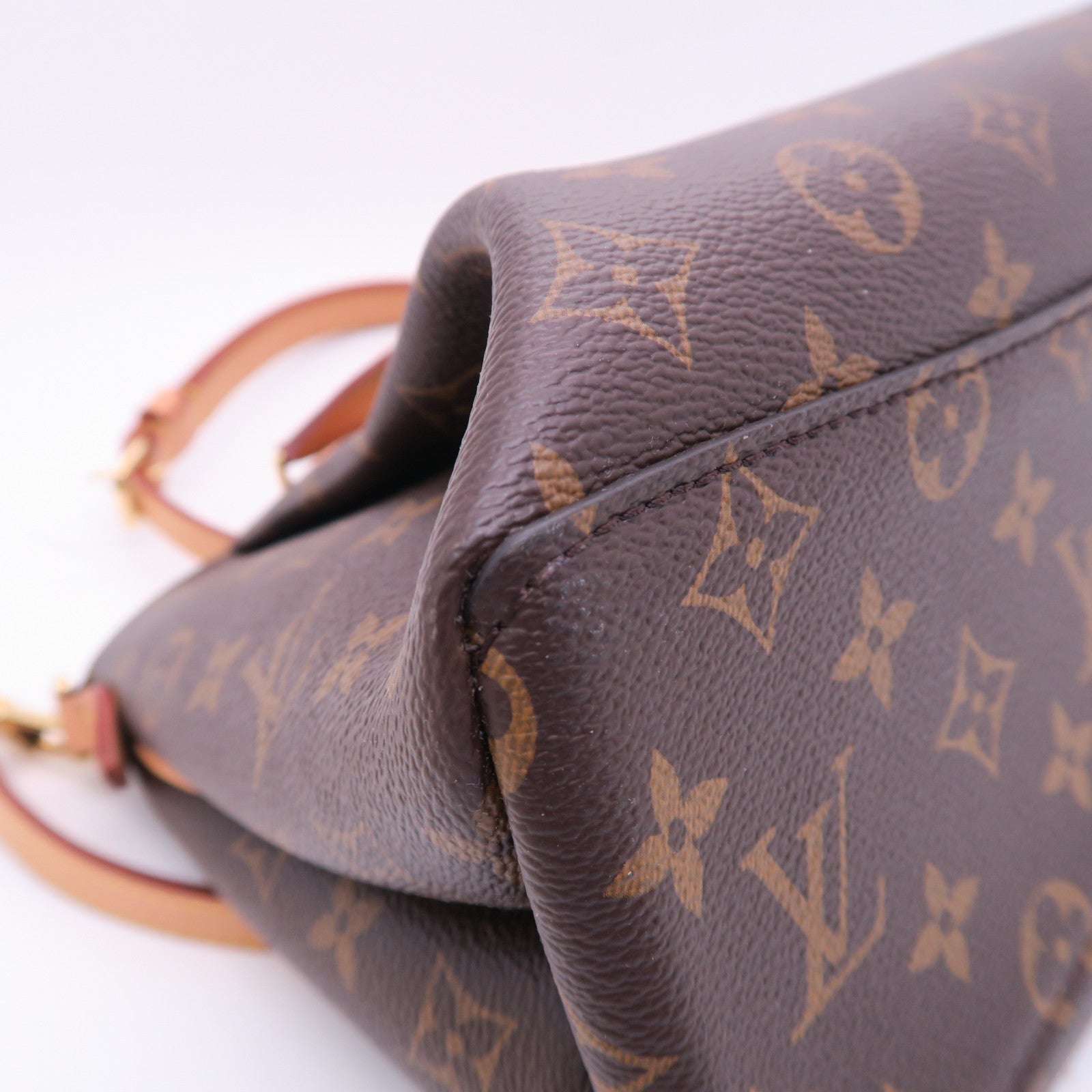 LOUIS VUITTON Monogram Rivoli PM金扣手挽肩背兩用袋啡色