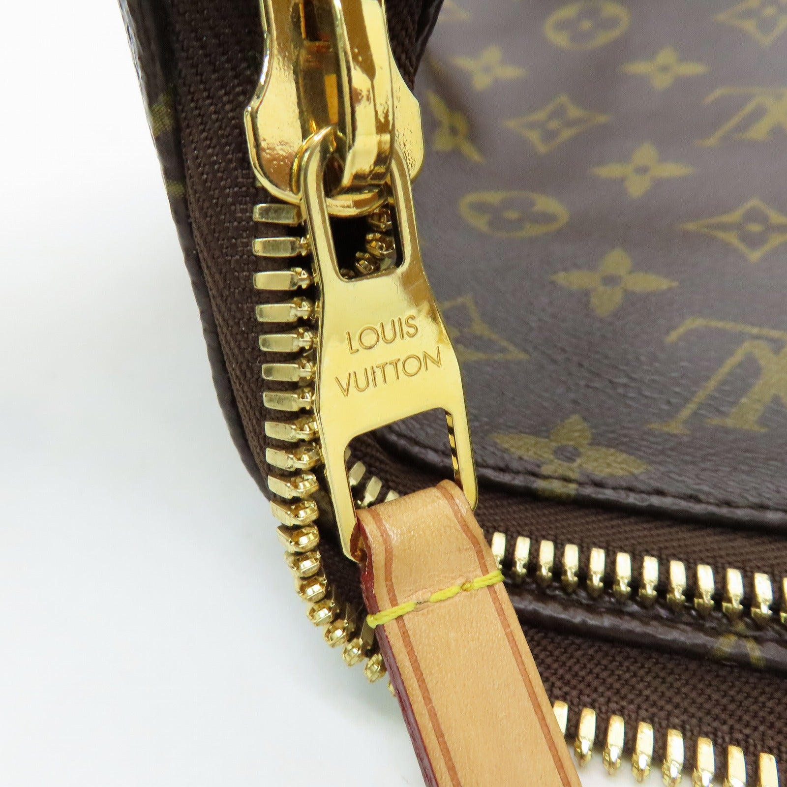 LOUIS VUITTON Monogram Graceful PM金扣手挽袋啡色