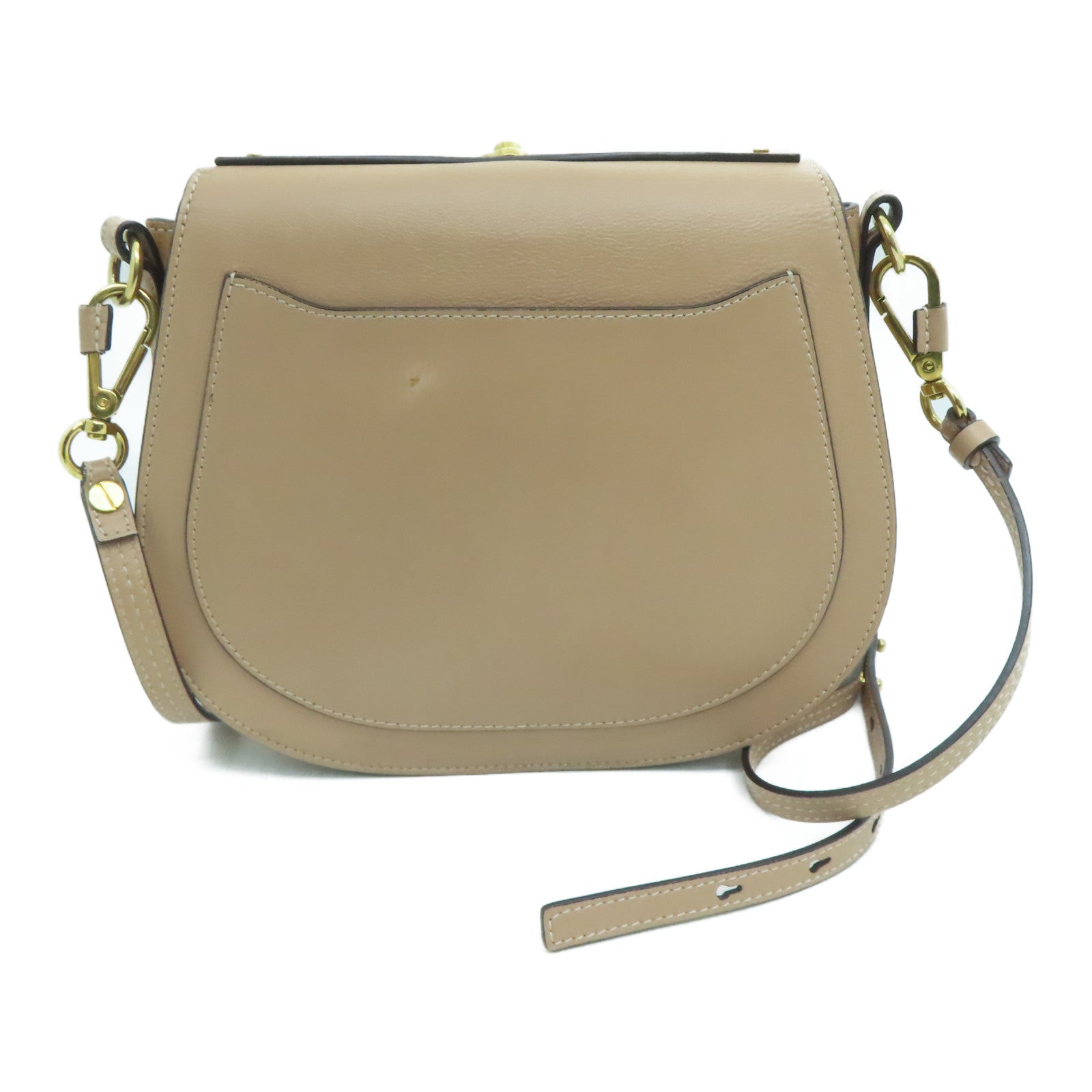 Chloe 牛皮皮革Shoulder Bag肩背袋裸色