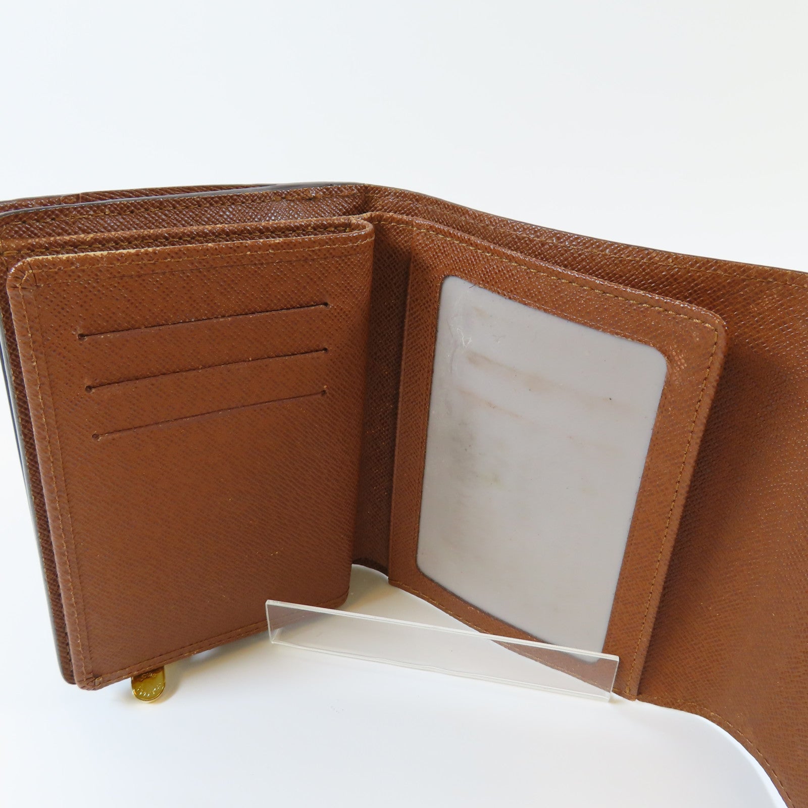LOUIS VUITTON Monogram Portefeuille Joey金扣錢包啡色