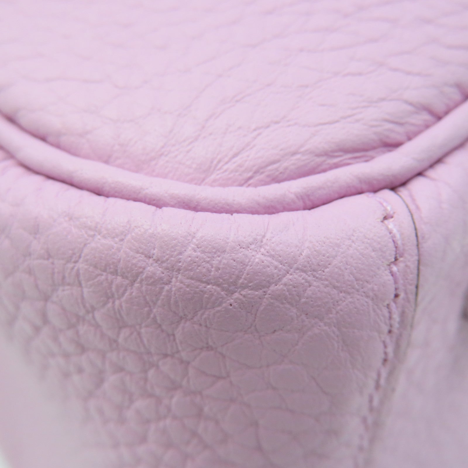 HERMES Clemence皮革Lindy 26 Shoulder Bag金扣银扣肩背袋X9粉红色