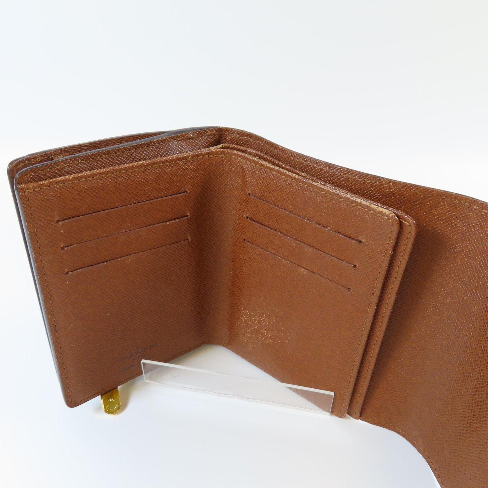 LOUIS VUITTON Monogram Portefeuille Joey金扣錢包啡色