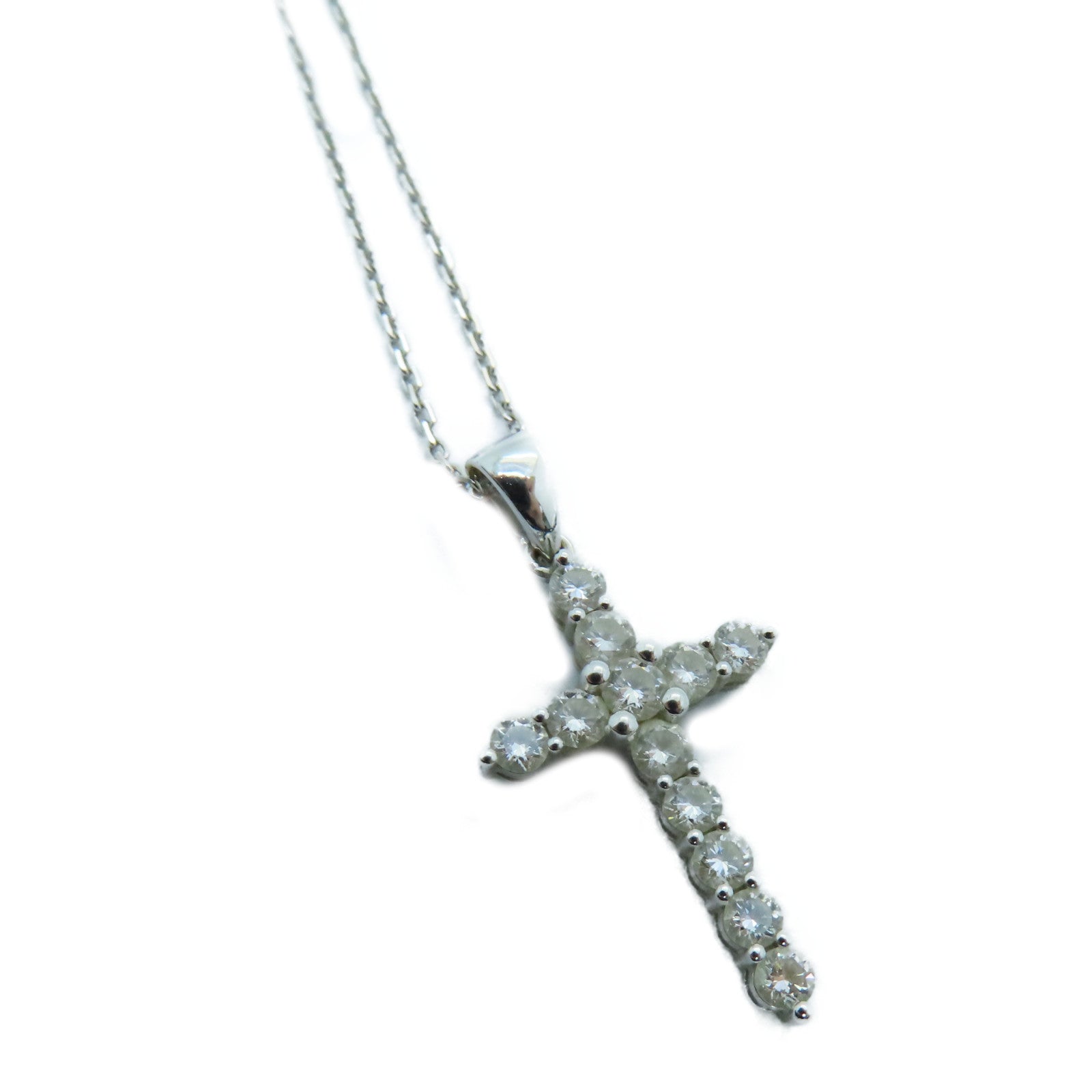 JEWELRY 18K白金Diamond Necklace钻石项链