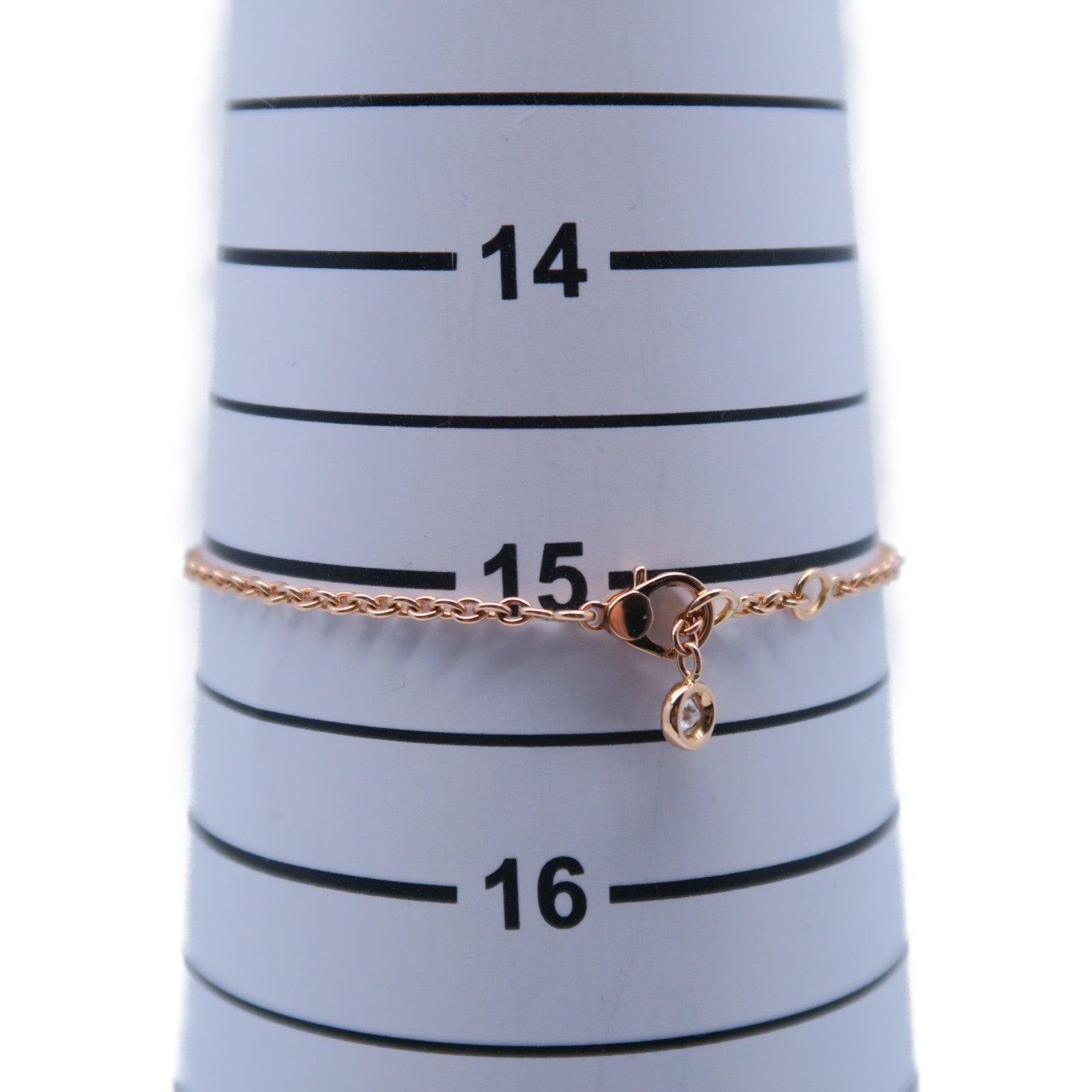HERMES 18K玫瑰金Finesse Bracelet 0.55ct鑽石手鏈