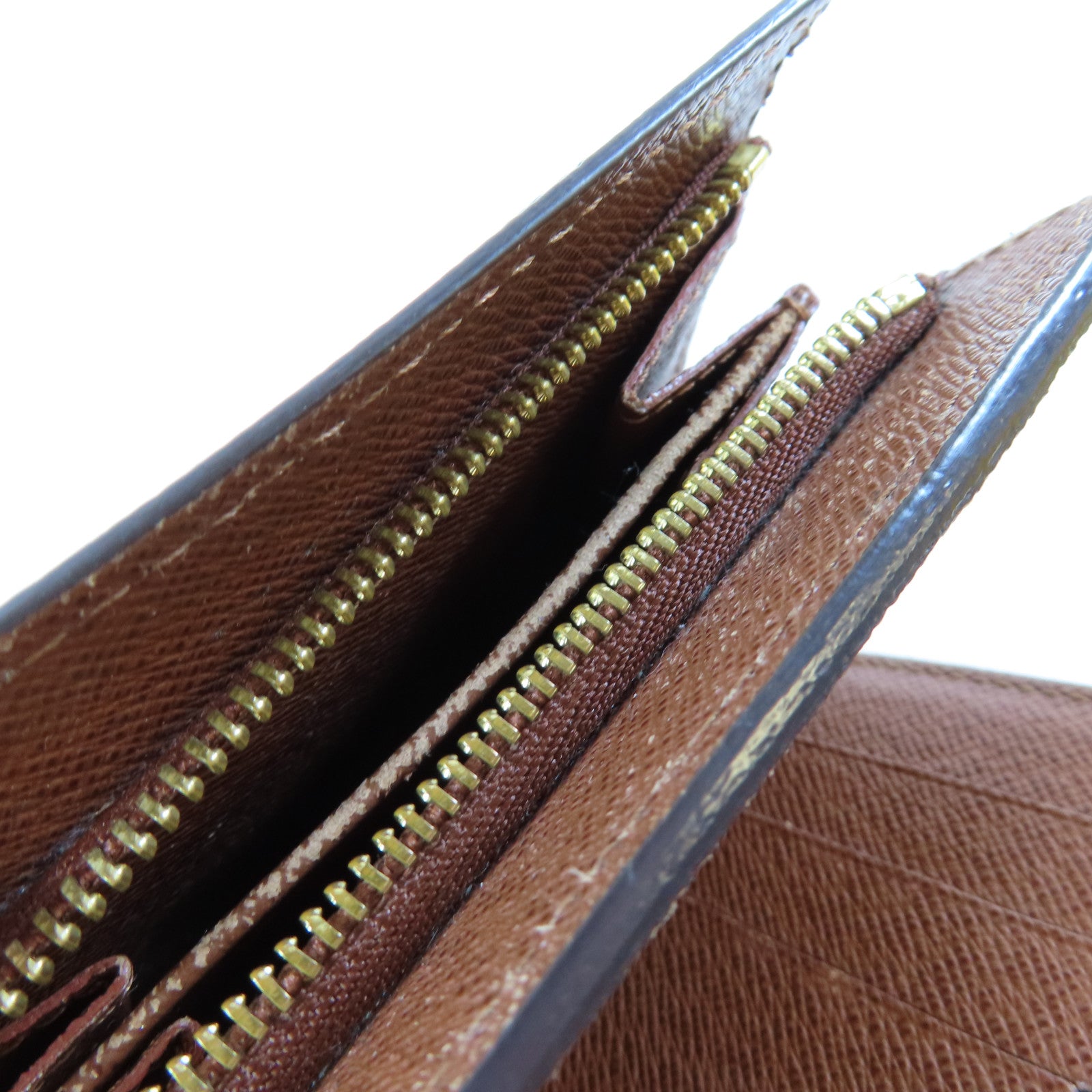 LOUIS VUITTON Monogram Portefeuille Joey金扣錢包啡色