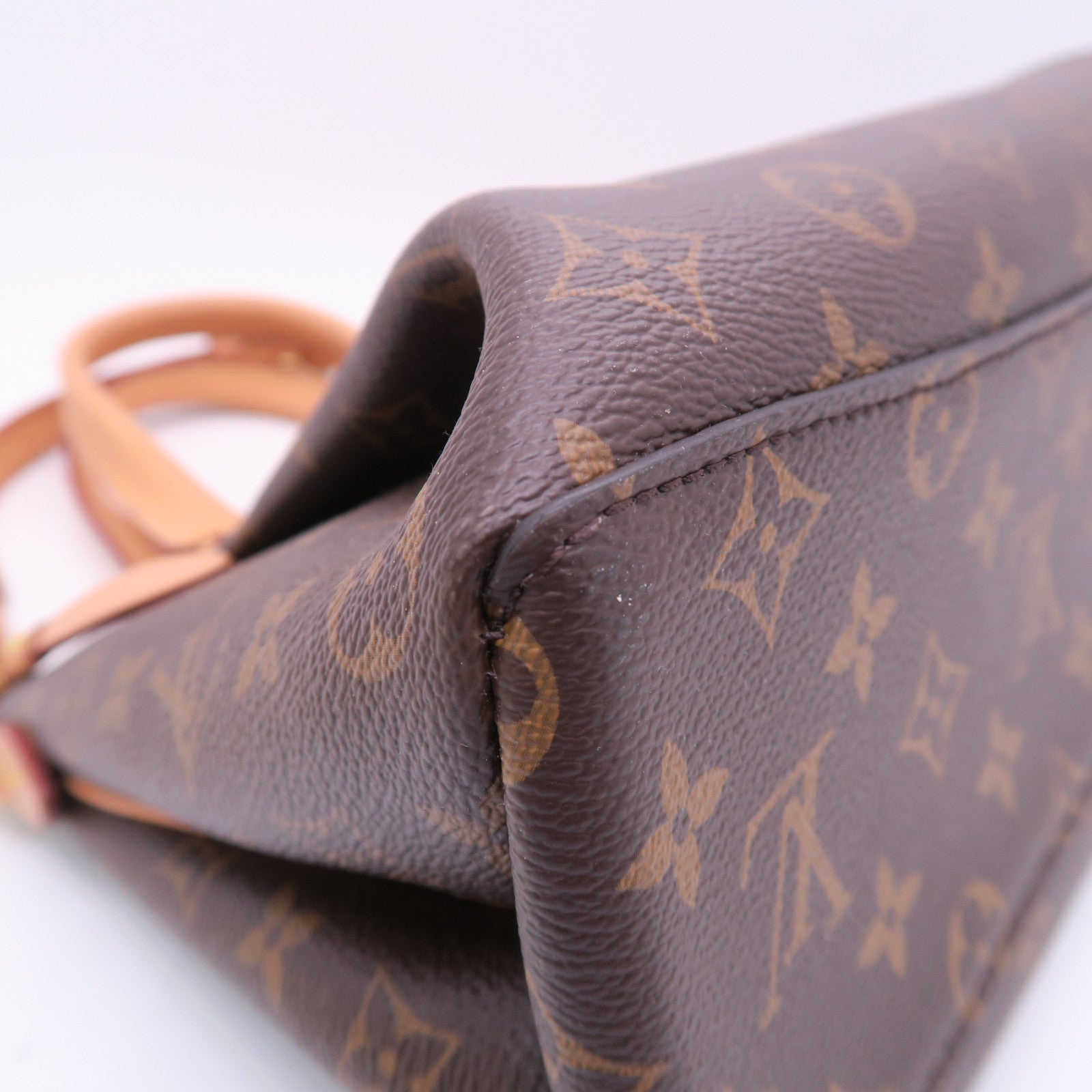 LOUIS VUITTON Monogram Rivoli PM金扣手挽肩背兩用袋啡色