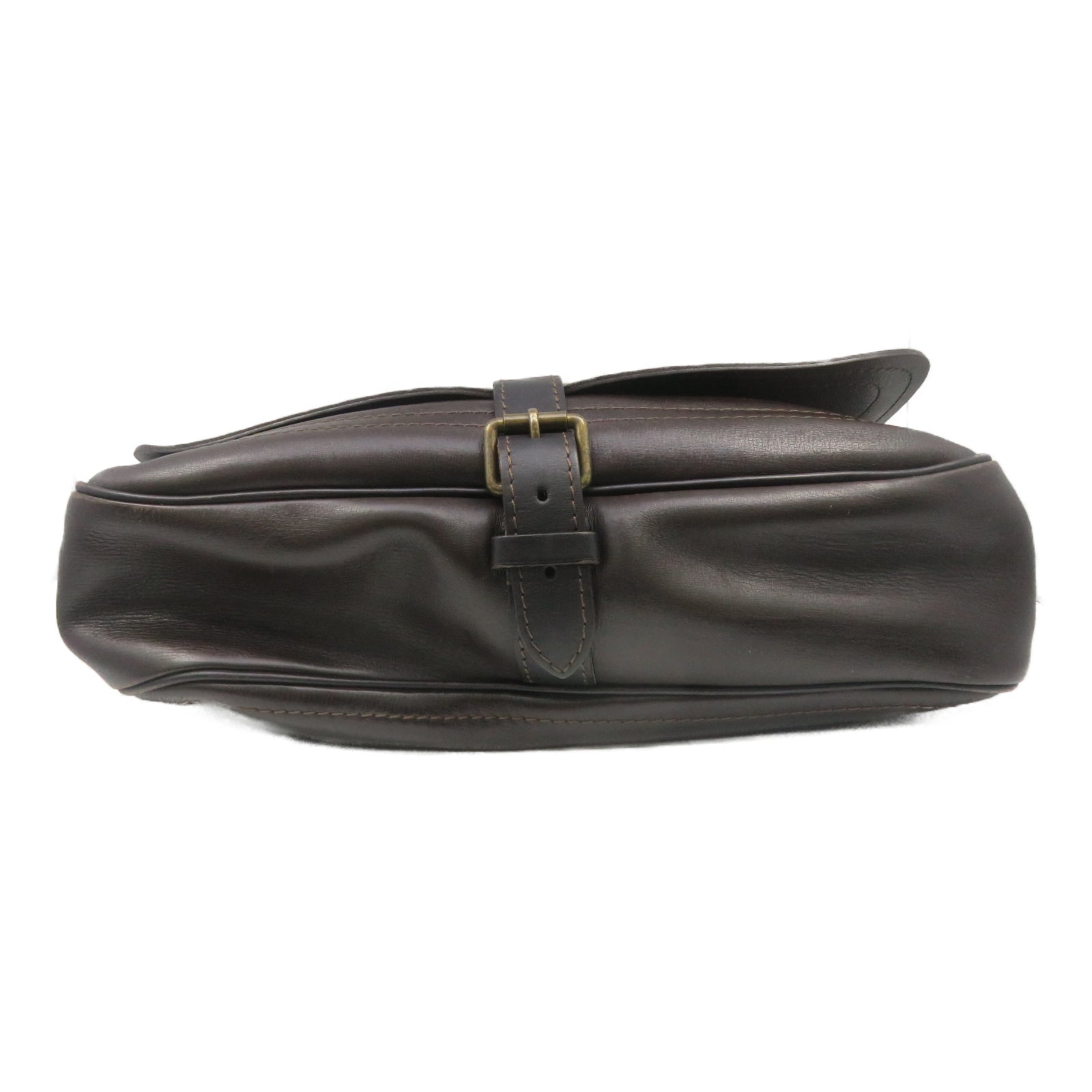 LOUIS VUITTON 【激减优惠】牛皮皮革Omaha金扣肩背袋棕色