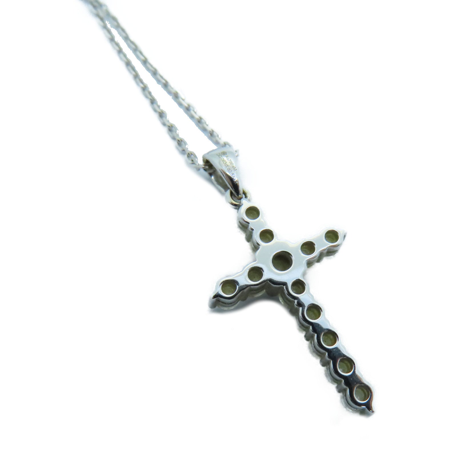 JEWELRY 18K白金Diamond Necklace钻石项链