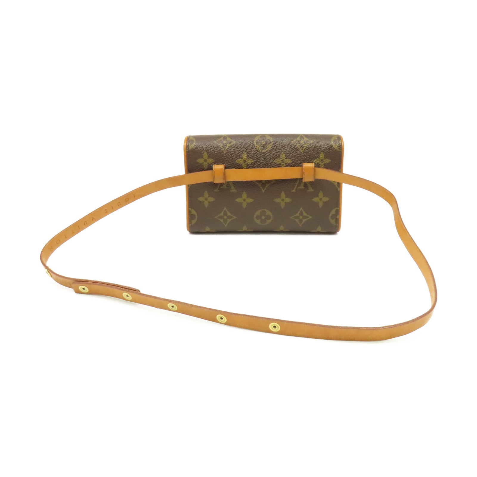 LOUIS VUITTON Monogram Pochette Florentine Waist Bag腰包啡色