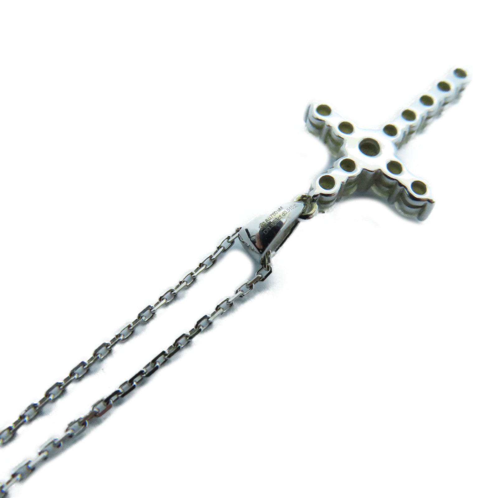 JEWELRY 18K白金Diamond Necklace钻石项链