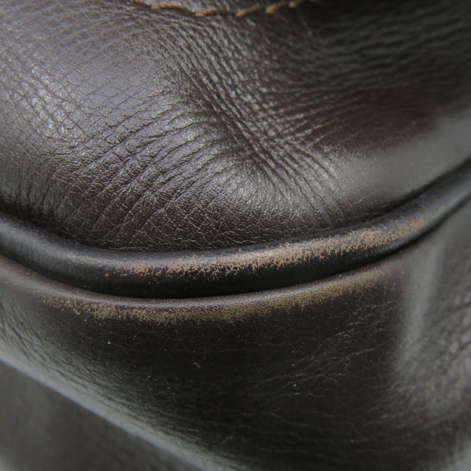 LOUIS VUITTON 【激减优惠】牛皮皮革Omaha金扣肩背袋棕色