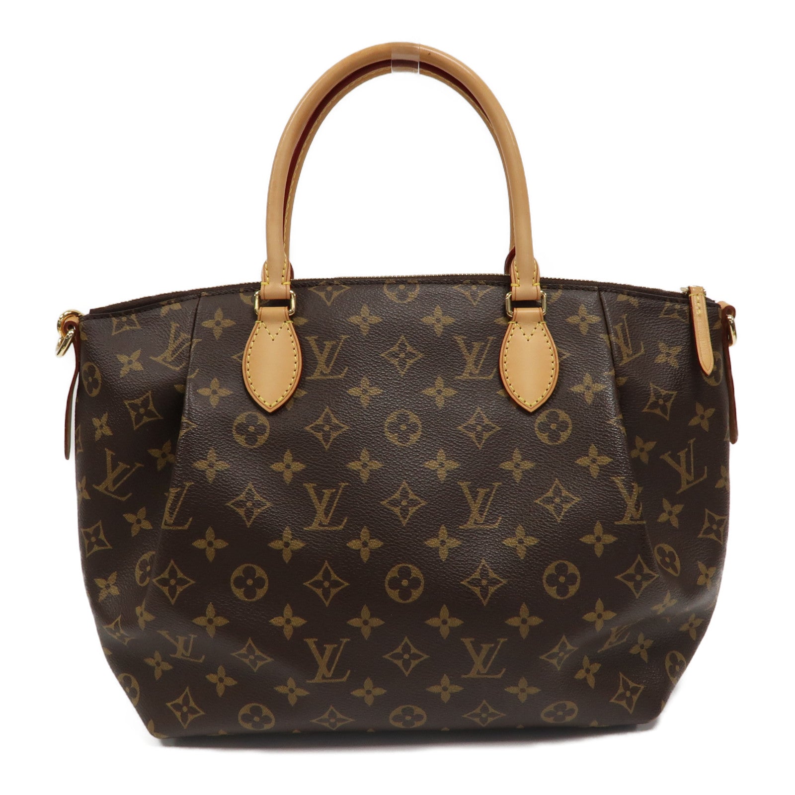 LOUIS VUITTON Monogram Turenne MM金扣手挽肩背兩用袋啡色