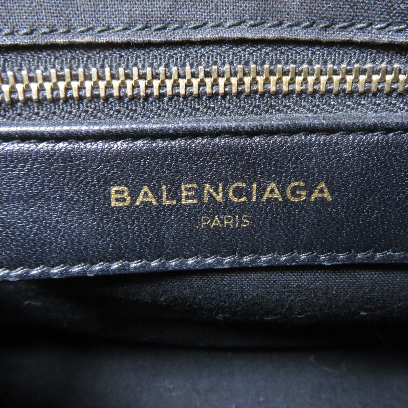BALENCIAGA 牛皮皮革Mini City金扣手挽肩背兩用袋黑色