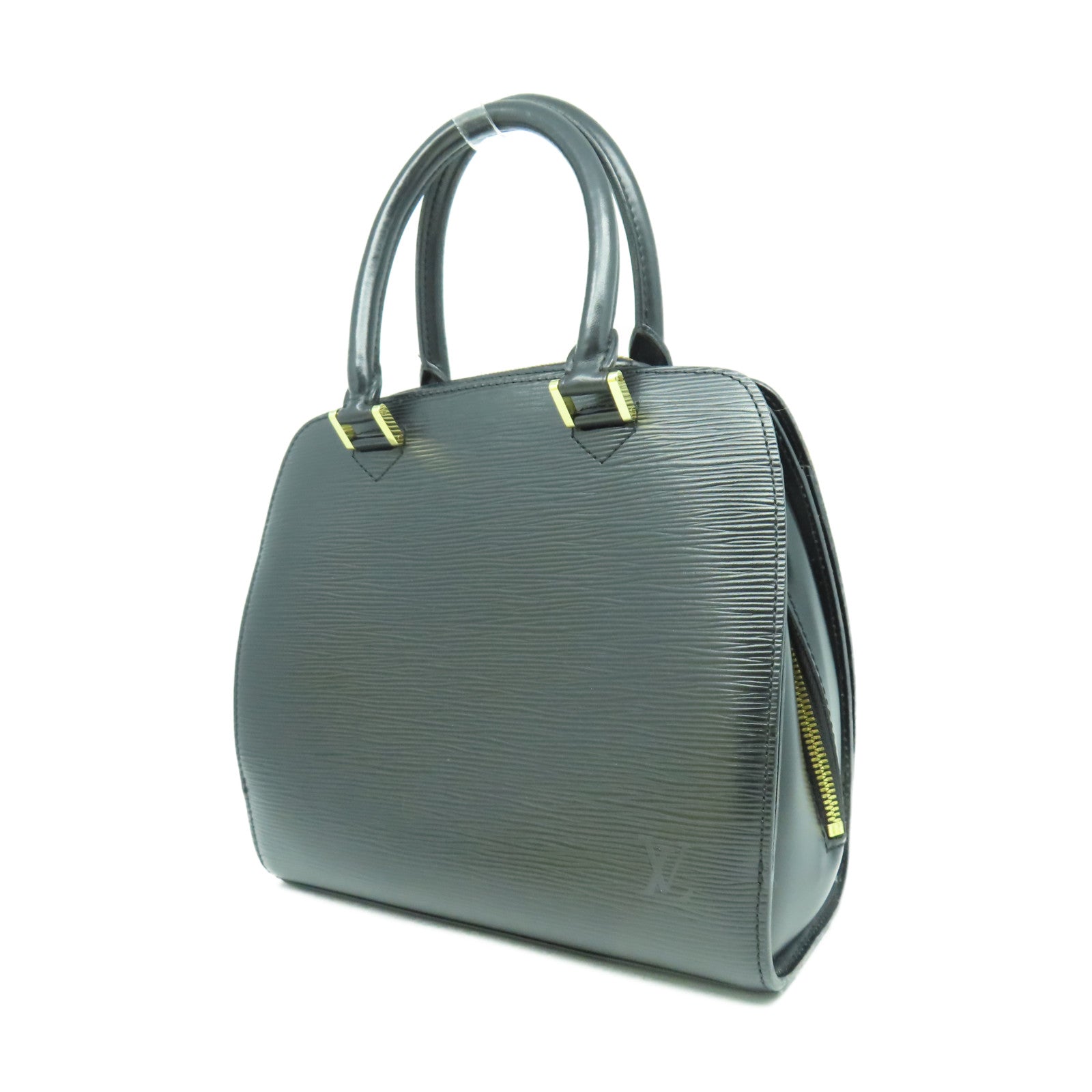 LOUIS VUITTON Epi Pont Neuf金扣手挽袋黑色